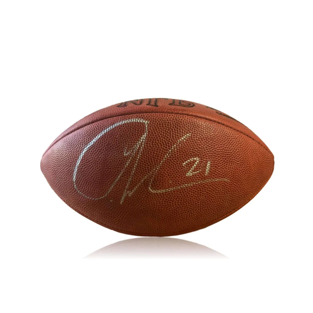 Authentic Ladainian Tomlinson Signed NFL Football with JSA COA - San Diego Chargers Hall of Fame Player Autograph - Perfect for Sports Memorabilia Collectors and Chargers Fans Display
