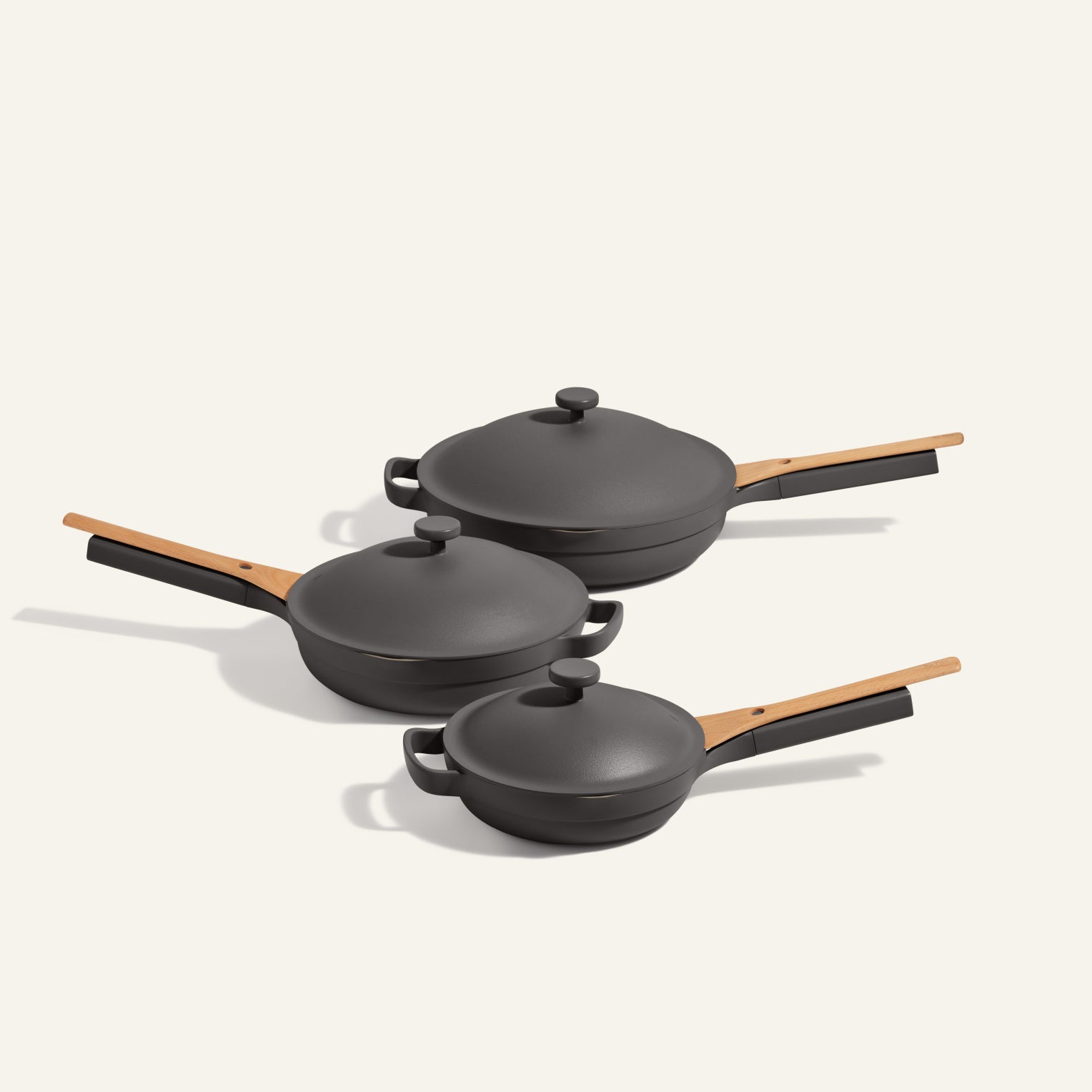 Always Pan Trio - Nonstick Ceramic Cookware Set with Lid (10