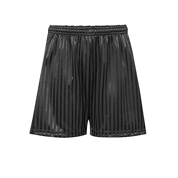 ASD Unisex Striped PE Shorts with Drawstring for Men, Women, Kids - 12 Sizes & 7 Colors - Perfect for Gym, Cycling, Football, Outdoor Sports & Summer Activities