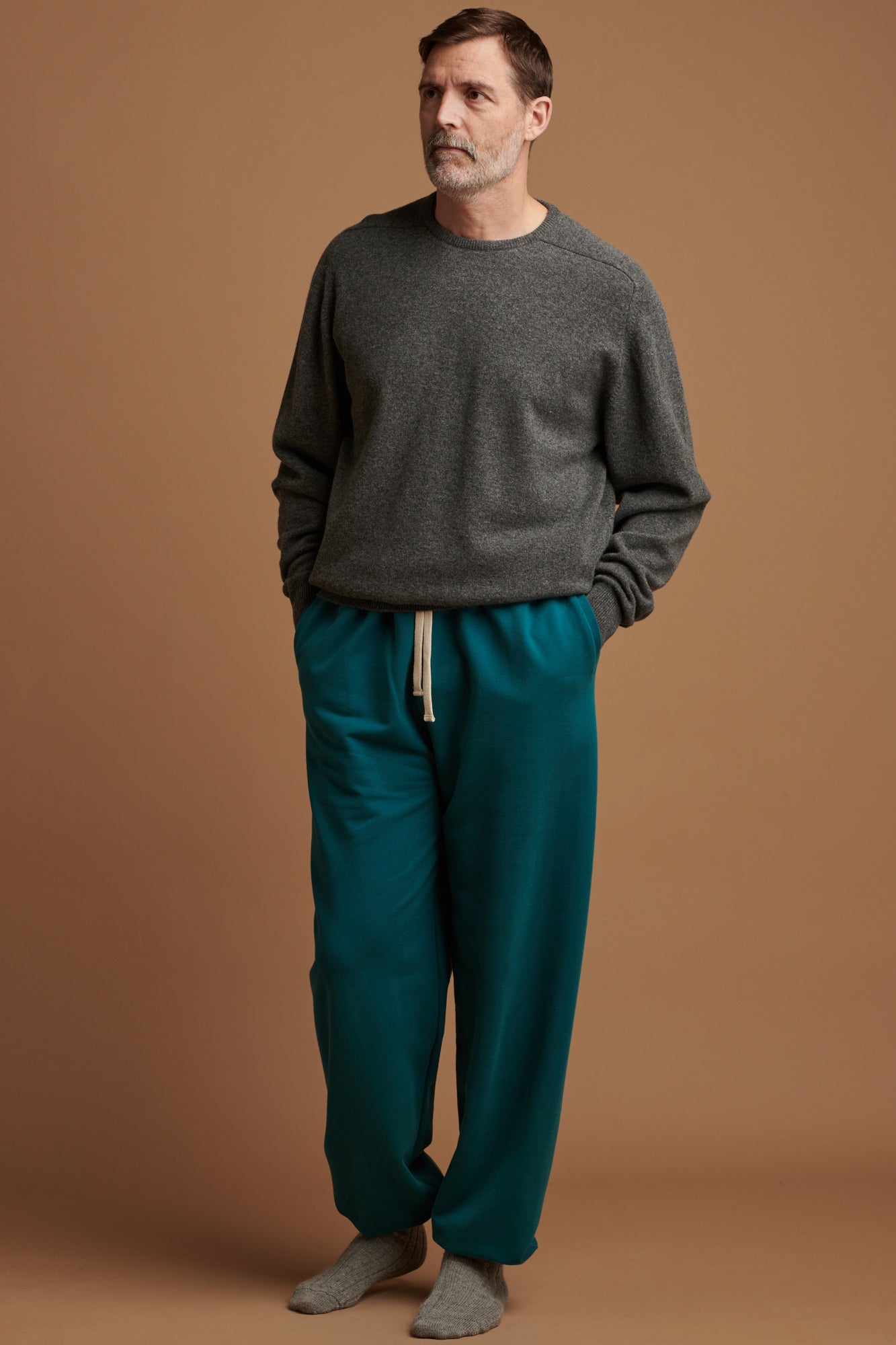 Premium Men's Jogger Sweatpants - Soft Comfortable Athletic Pants for Casual Wear & Lounge - Teal Green Tapered Fit Trousers - Perfect for Gym, Running, Yoga & Home Relaxation