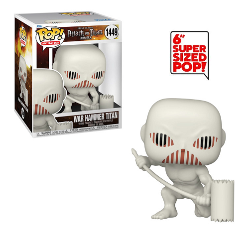 Funko Pop! Attack on Titan: War Hammer Titan #1449 - Anime Collectible Figure for Fans & Gift Ideas - Perfect for Display, Anime Lovers & Pop Culture Enthusiasts