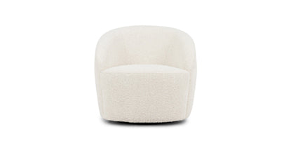 Alma Swivel Lounge Chair - Modern Accent Chair for Living Room, Bedroom & Office - Comfortable 360-Degree Rotating Chair with Soft Upholstery - Perfect for Relaxing, Reading & Working