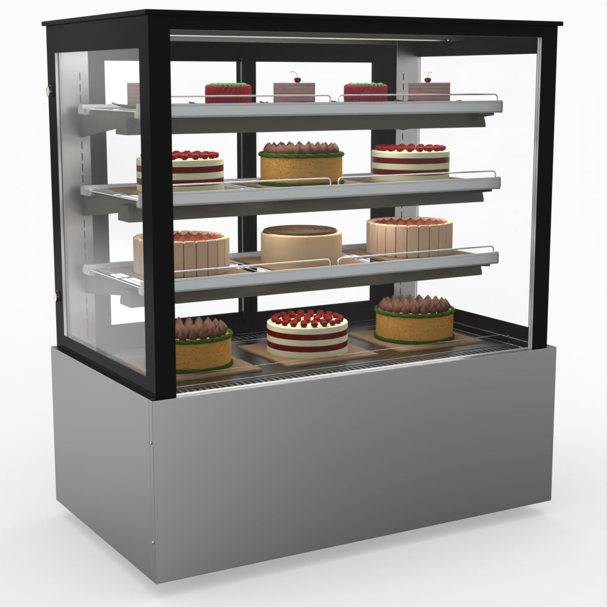 Bonvue SL840V Commercial Refrigerated Display Case - Perfect for Supermarkets, Delis, and Restaurants