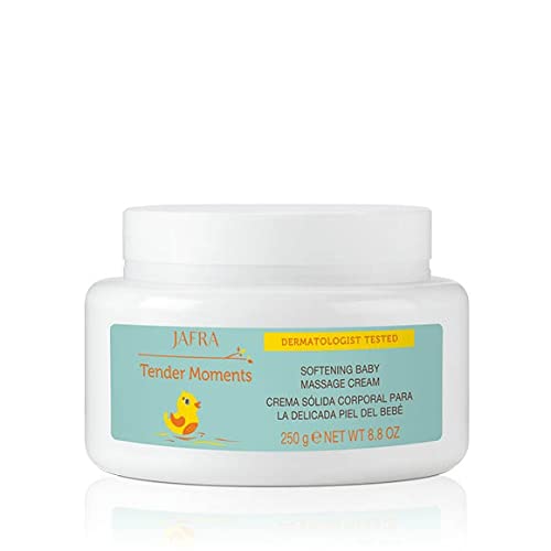 Jafra Tender Moments Baby Massage Cream - 8.8 Fl Oz, Ultra Moisturizing & Gentle Formula for Newborns & Infants - Perfect for Relaxing Massage, Dry Skin Care & Bedtime Routine (Discontinued - Rare Find)