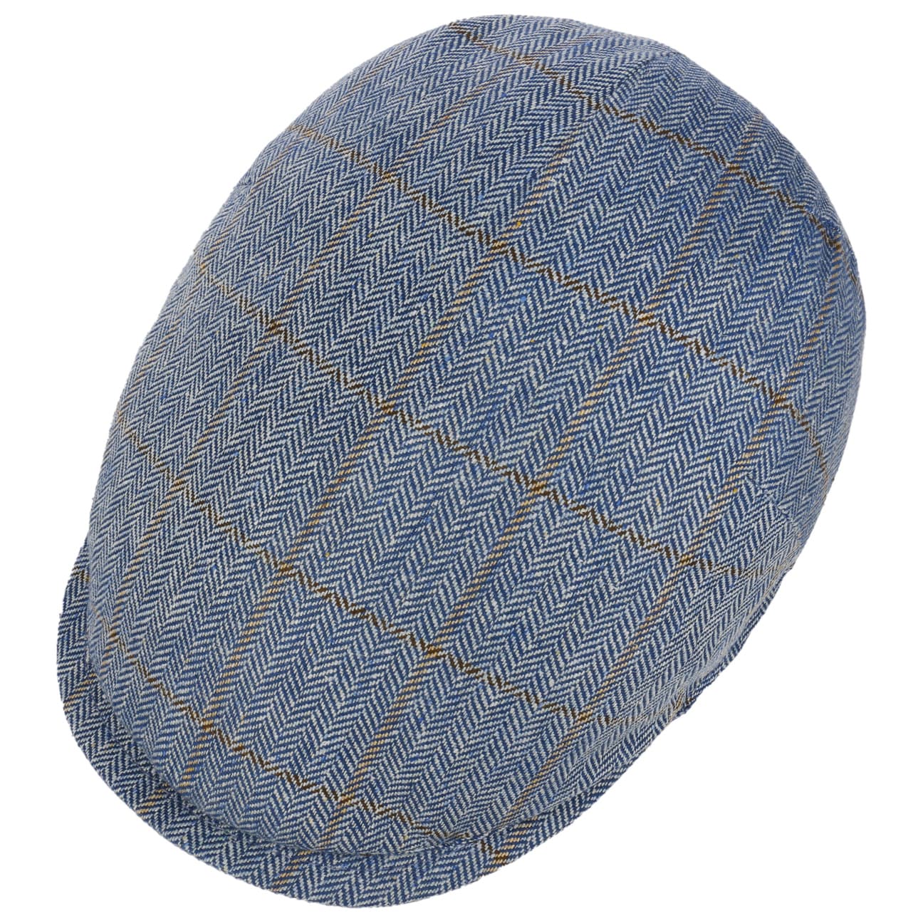 Lierys Women's Fishbone Silk Flat Cap - Elegant & Lightweight Summer Hat for Outdoor Activities, Travel, and Fashion Accessories