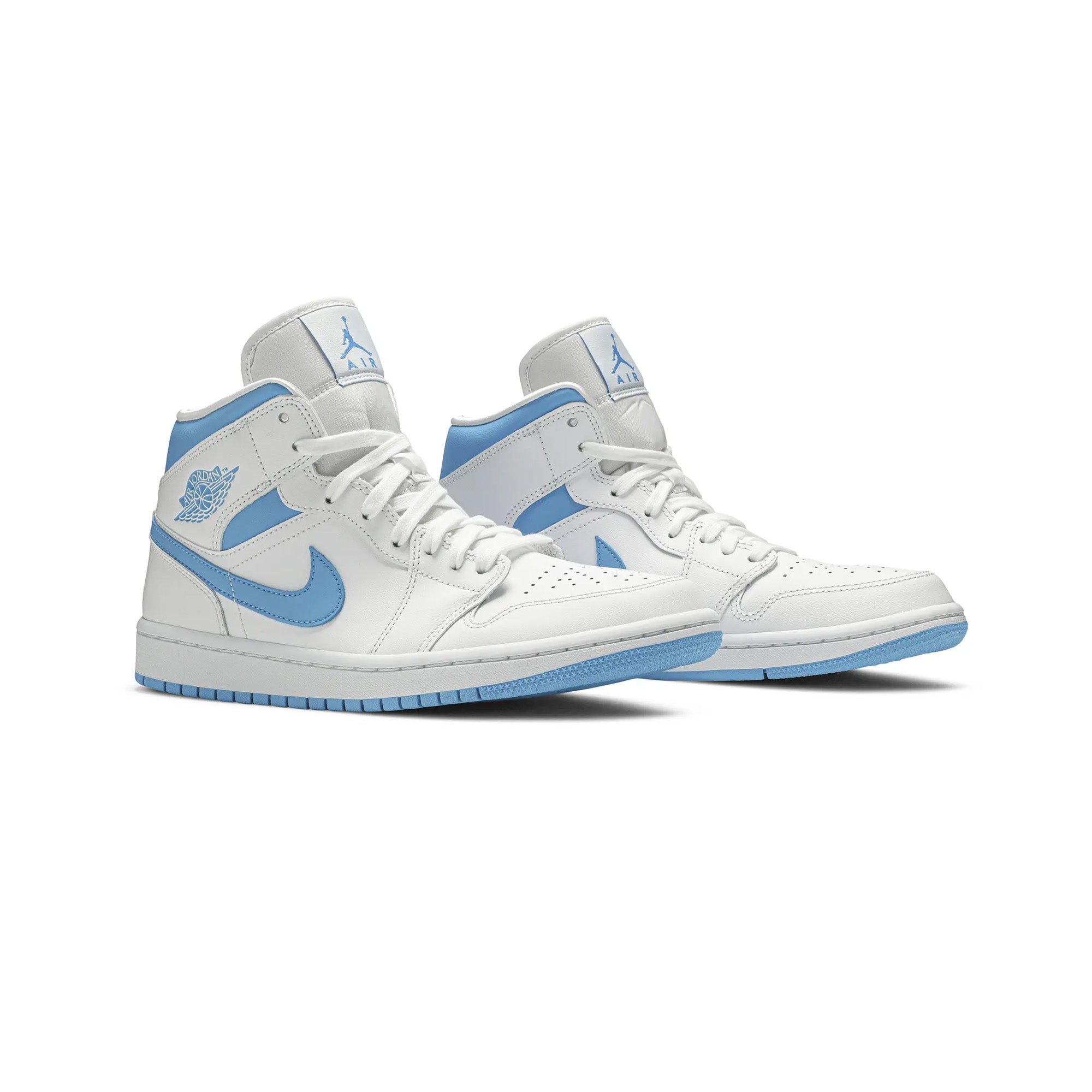 Air Jordan 1 Mid 'UNC' Women's Basketball Shoes (2020) - Stylish Sneakers for Casual Wear, Gym & Street Fashion