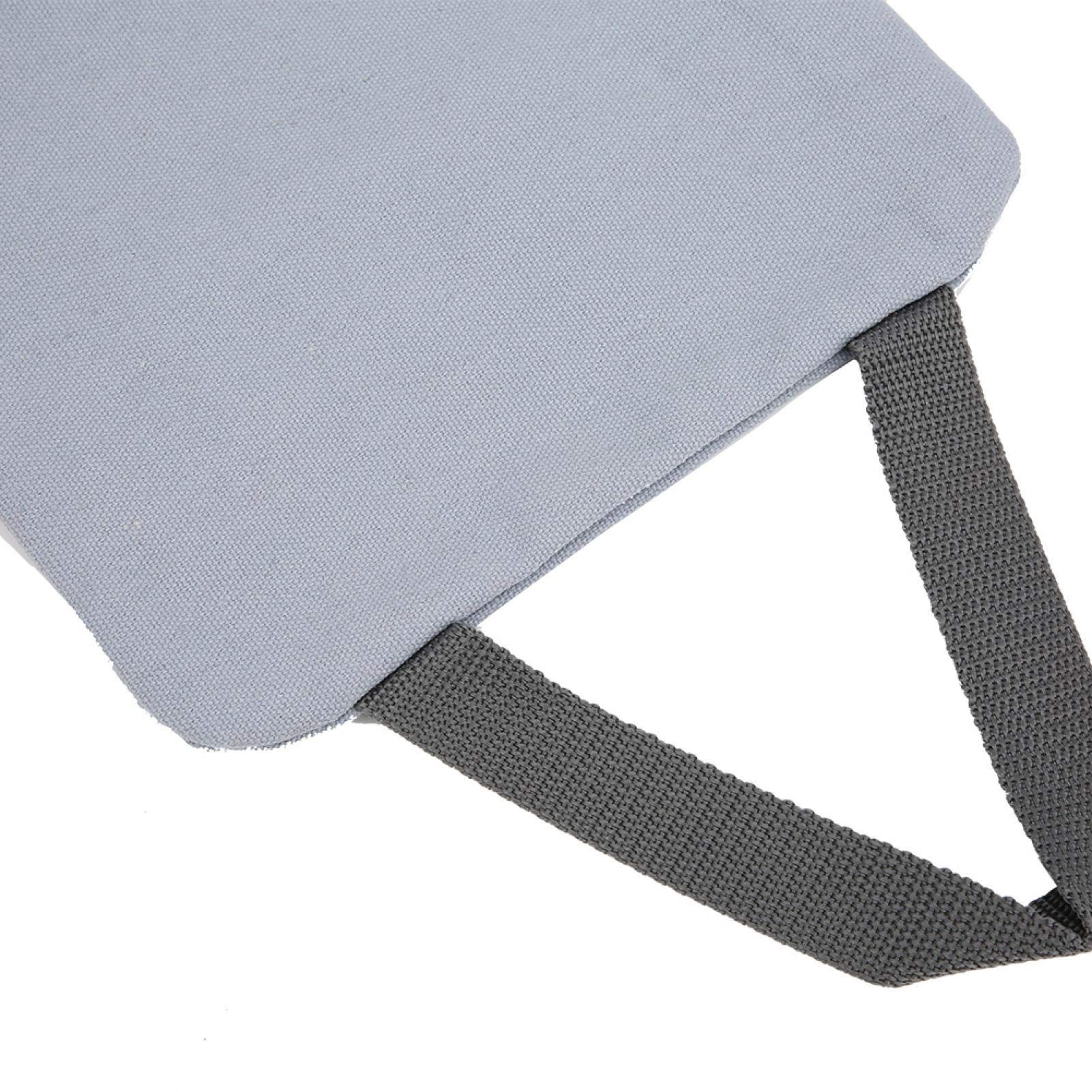 Lightweight No-Fill Canvas Fitness Sandbag for Leg & Arm Training - Portable Yoga Bag for Home & Gym Workouts (Gray) - Perfect for Yoga, Pilates, and Strength Exercises