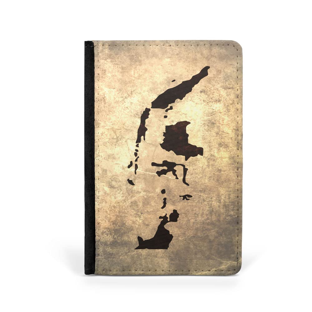Indonesia National Flag Flip Wallet - Travel Passport ID Holder & Itinerary Organizer Cover for Men & Women - Perfect for Airports, Business Trips, and International Travel