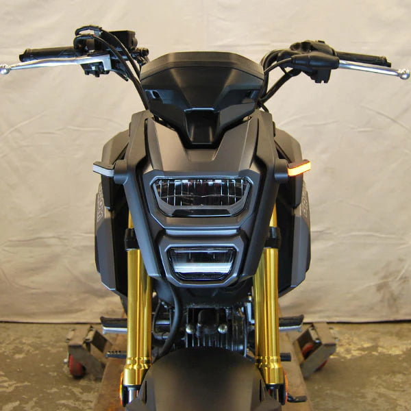 Honda Grom Front Turn Signals for 2013-2020 Models - LED Motorcycle Indicators for Enhanced Visibility & Safety - Perfect for Urban Commuting & Street Riding
