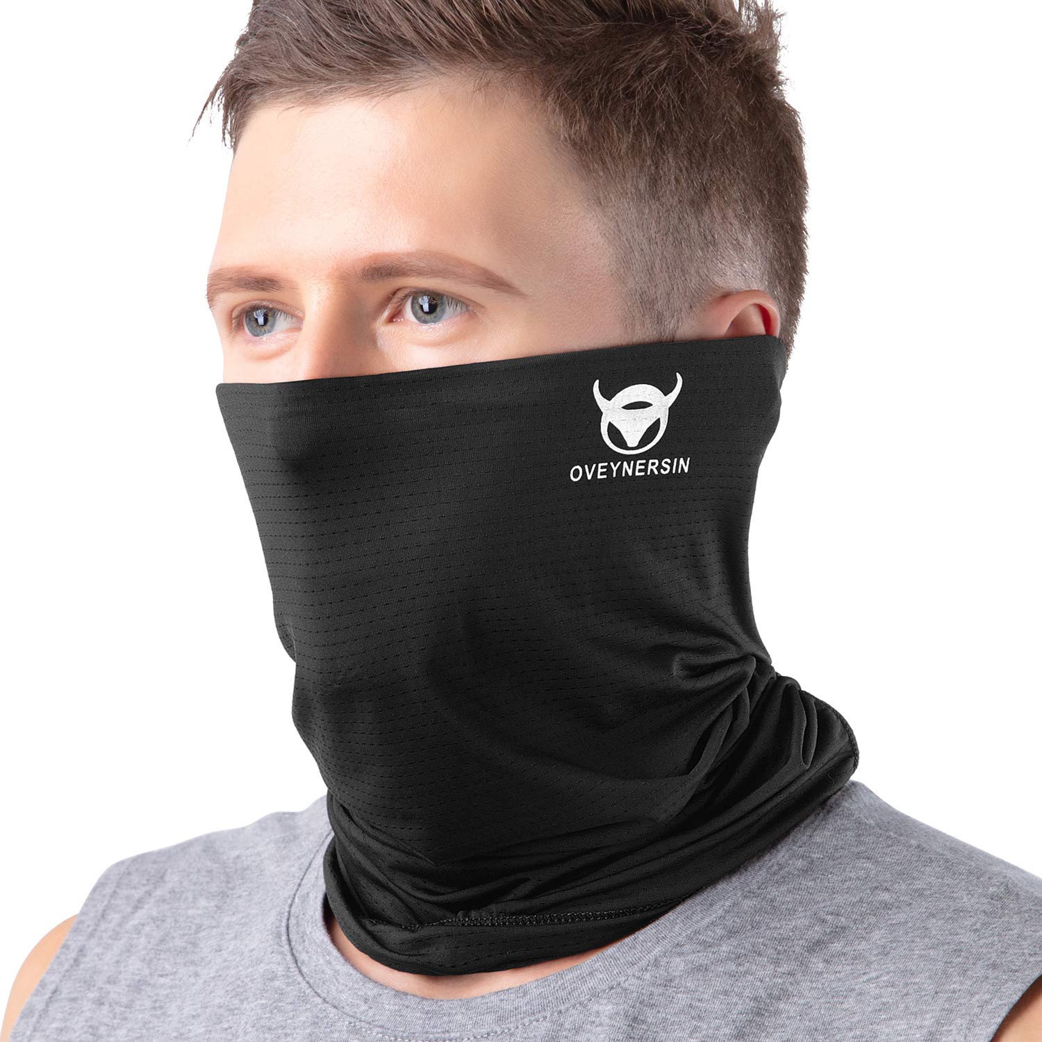 OVEYNERSIN Ice Silk Face Gaiter Scarf - Breathable Cooling Neck Gaiter & Face Mask for Men & Women - Perfect for Outdoor Sports, Cycling, Hiking, and Sun Protection