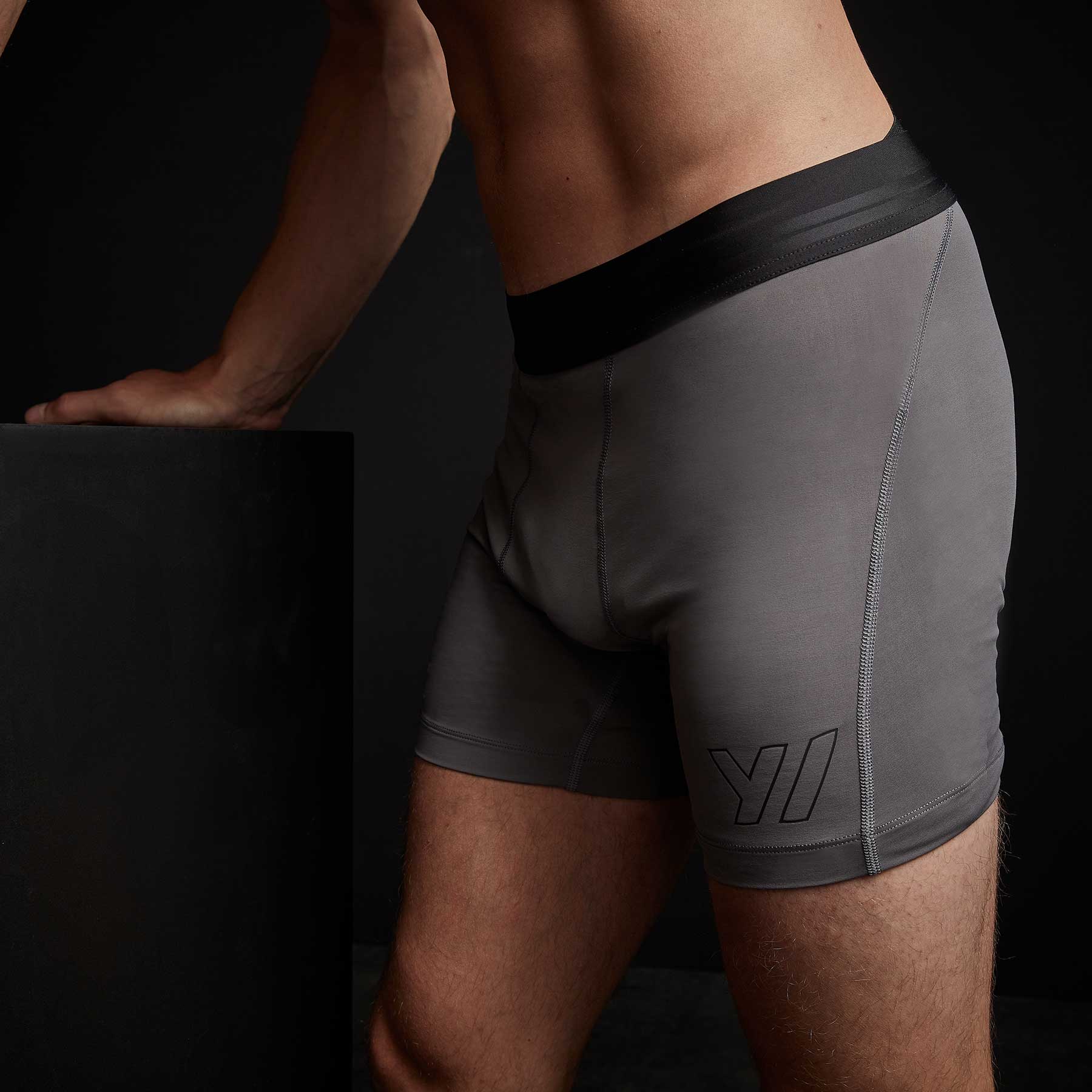 Premium Men's Sport Boxer Shorts - Breathable & Comfortable Raccoon Grey Underwear for Active Lifestyles | Gym, Running & Everyday Wear