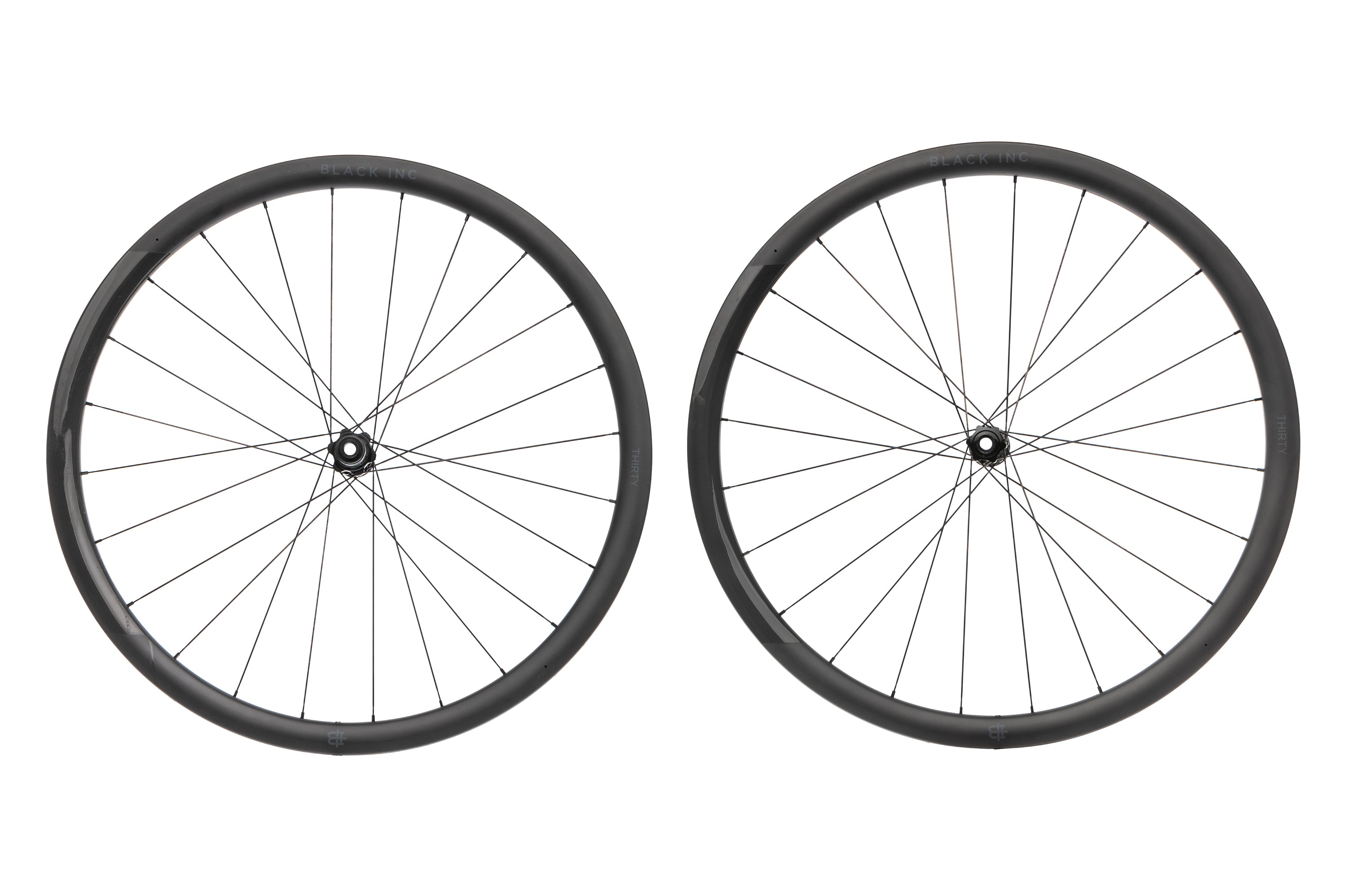 Black Inc Thirty Five Carbon Tubular 700c Wheelset - Lightweight Aero Road Bike Wheels for Racing & Performance Cycling | Perfect for Triathlons & Competitive Road Races