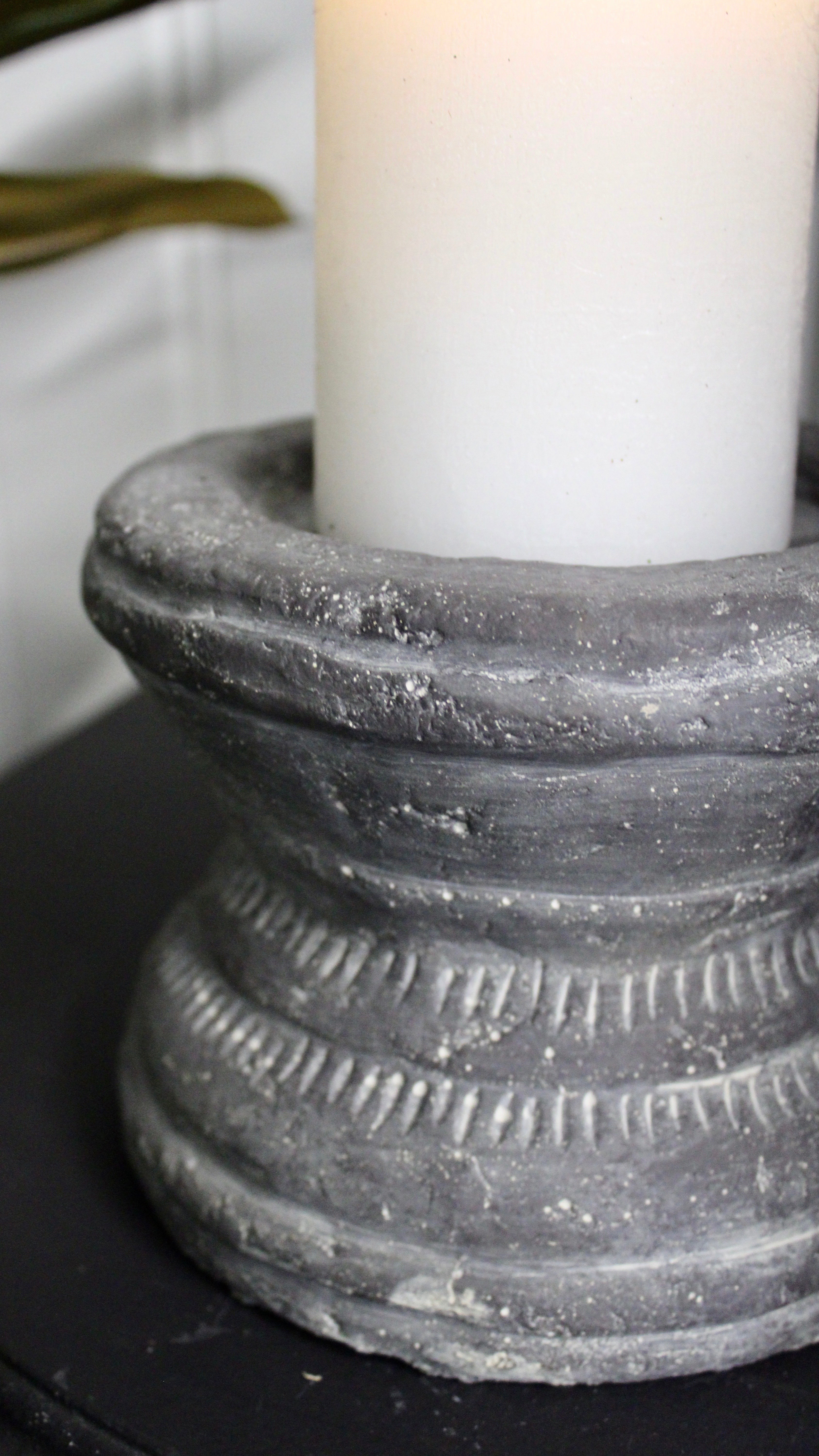 Handmade Ceramic Candle Holder - Elegant Home Decor for Table Centerpiece, Wedding, Spa & Relaxation