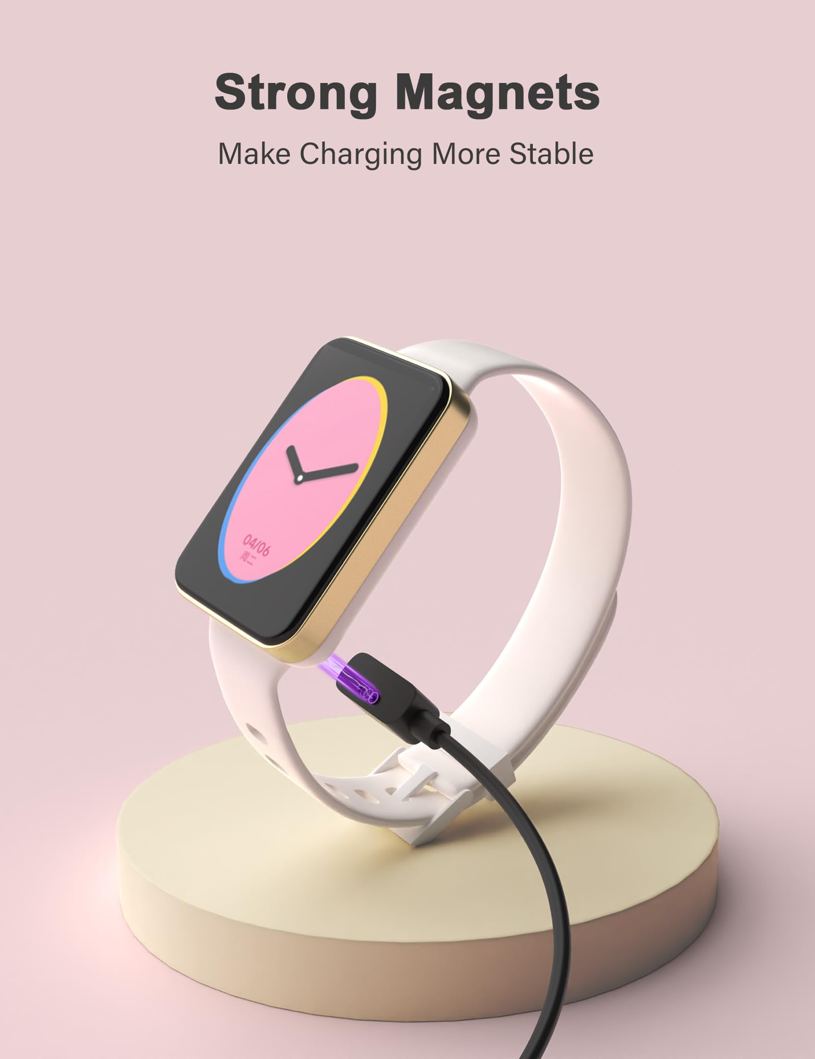Original: Sinoacc 3.3ft(1m) Charger for Xiaomi Redmi Watch 3/Redmi Watch 2/Redmi Watch 2 Lite/Redmi Band Pro/Mi Smart Band 7 Pro/Poco Watch Replacement USB Magnetic Charging Cable for Xiaomi Redmi Watch   Optimized: 3.3ft Magnetic Charging Cable for Xiaomi Redmi Watch 3/2/2 Lite, Redmi Band Pro, Mi Smart Band 7 Pro & Poco Watch - USB Replacement Charger for Fitness Trackers | Perfect for Home, Office & Travel Use