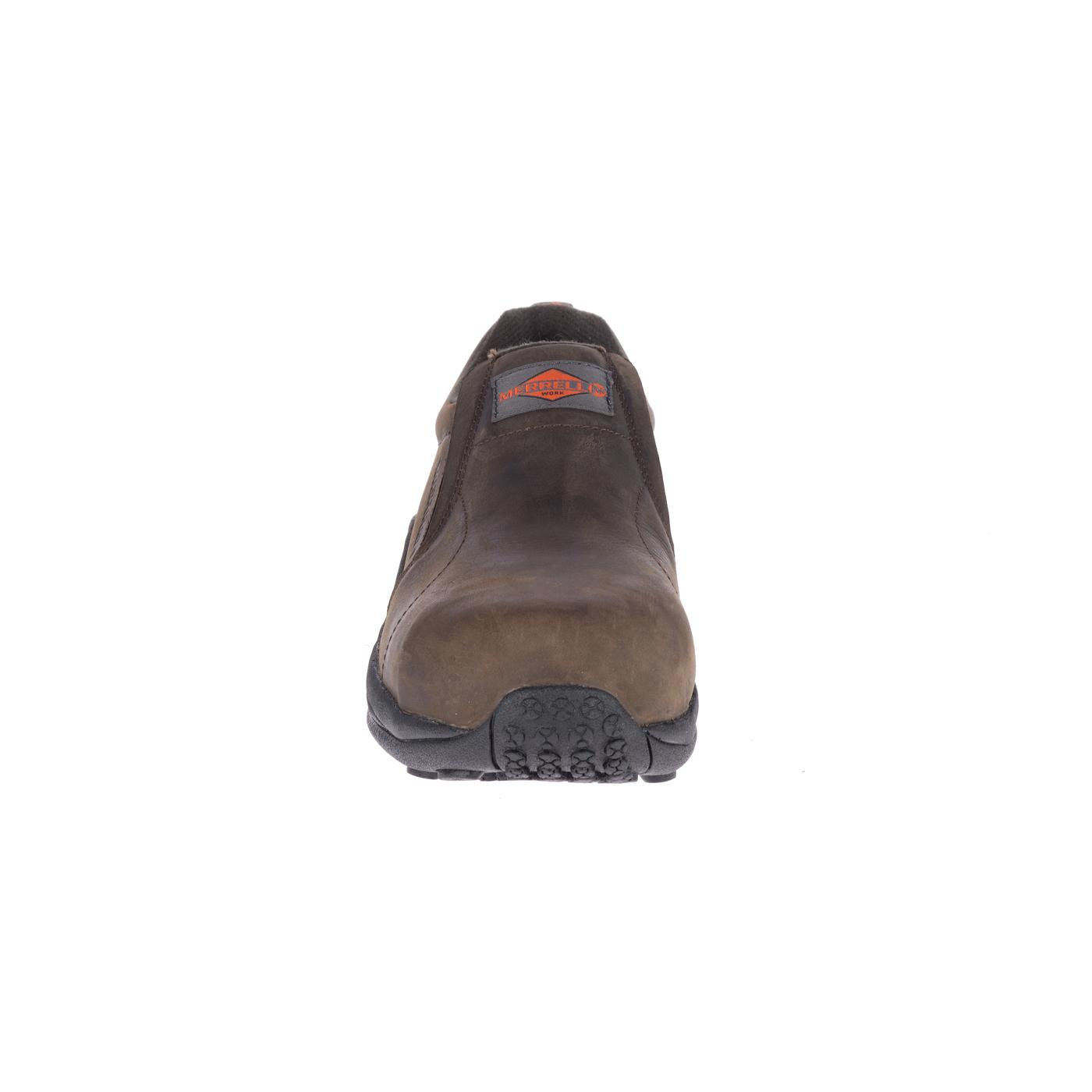 Jungle Moc LTR Men's Composite Toe Work Boots - Espresso Brown - Slip Resistant & Comfortable for Construction, Warehouse & Outdoor Work