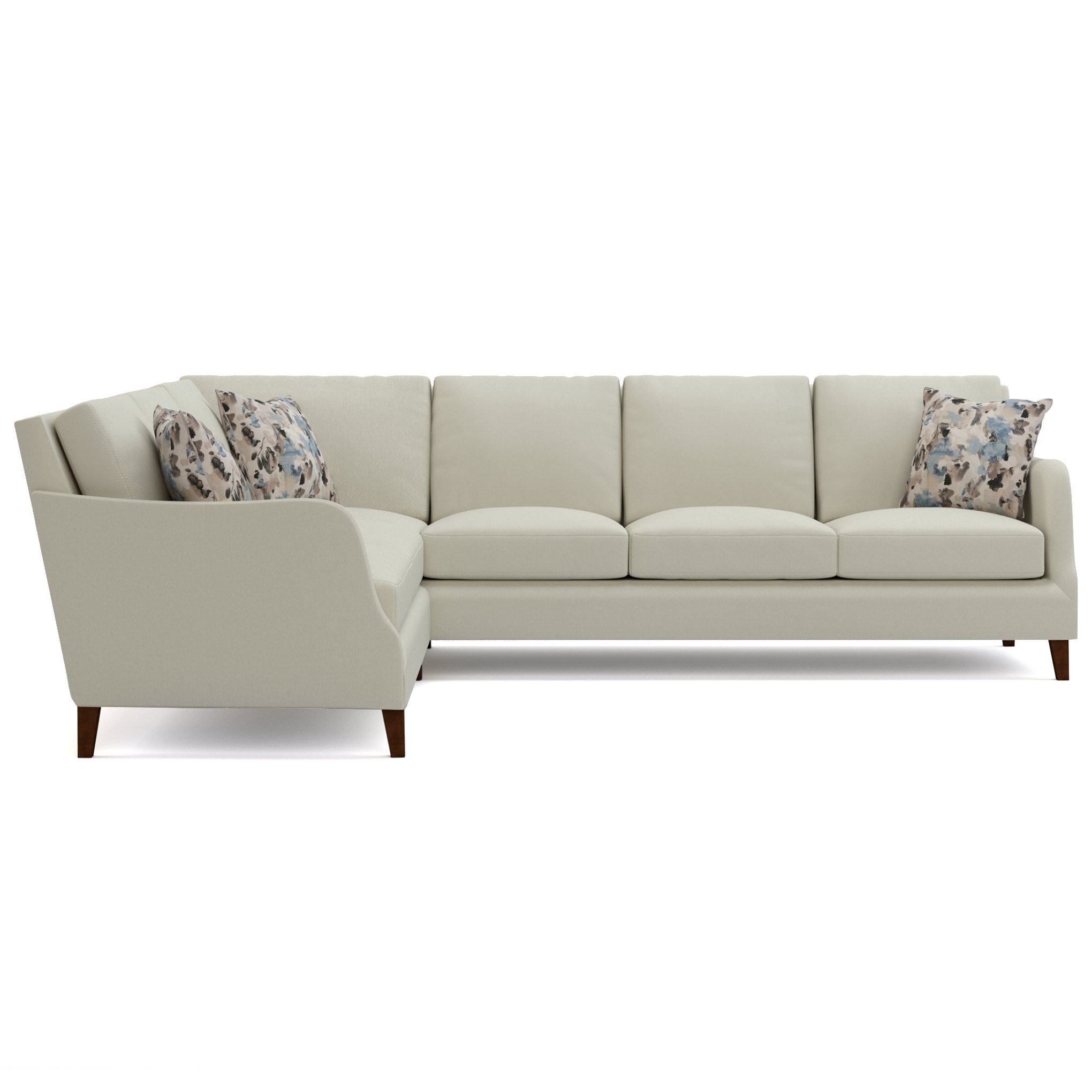 Harper Modern Sectional Sofa - Comfortable L-Shaped Couch with Reversible Chaise for Living Room, Family Room & Apartment - Soft Upholstered Fabric, Sturdy Wooden Frame - Perfect for Lounging, Entertaining & Relaxing
