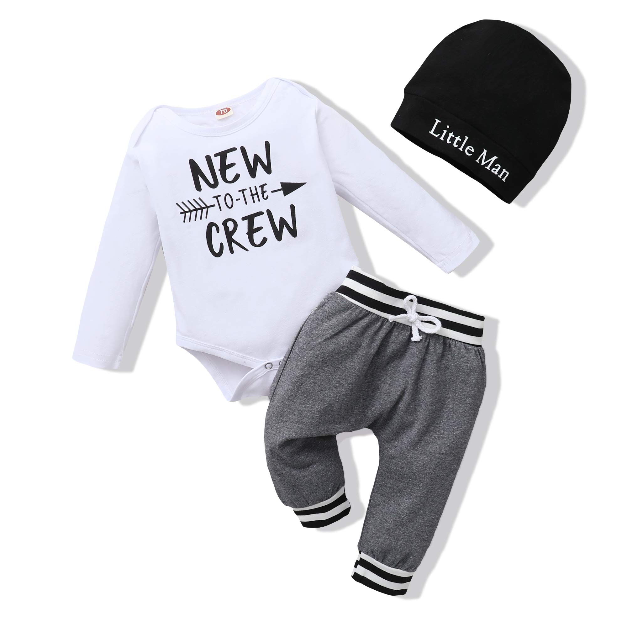 Renotemy Newborn Baby Boy Clothes Set - Soft Cotton Long Pants & Top Outfit for Infants 0-24 Months | Perfect for Photo Shoots, Daily Wear & Special Occasions