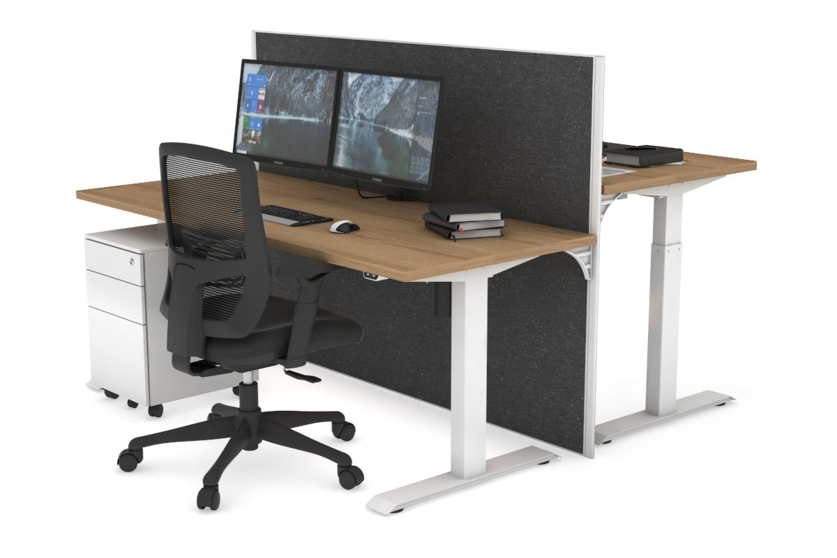 Just Right Height Adjustable 2 Person Workbench [47.2'' x 27.6''] - Perfect for Garage, Workshop & Office Collaboration