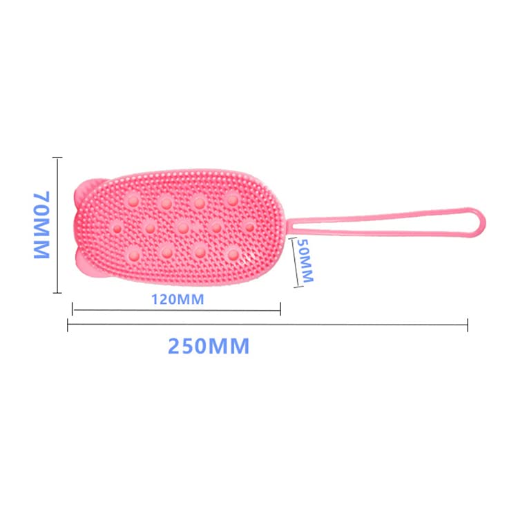 Soft Silicone Bubble Bath Brush - Gentle Exfoliating & Massaging Body Scrubber for Shower & Bath (Multi Color) - Perfect for Relaxing Spa Nights & Deep Cleansing Skin Care