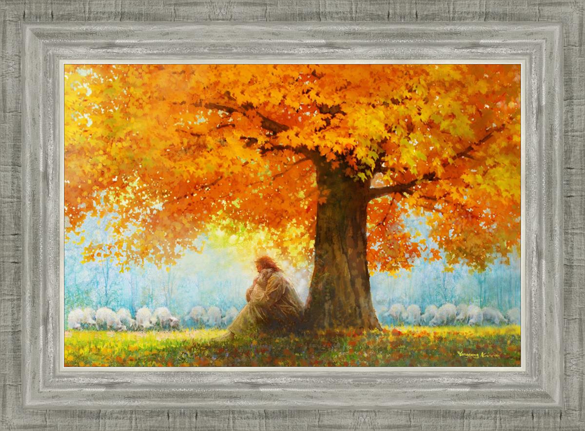 In His Arms By Yongsung Kim - Christian Wall Art, Bible Verse Canvas Print - Perfect for Home Decor, Church Gifts & Inspirational Spaces