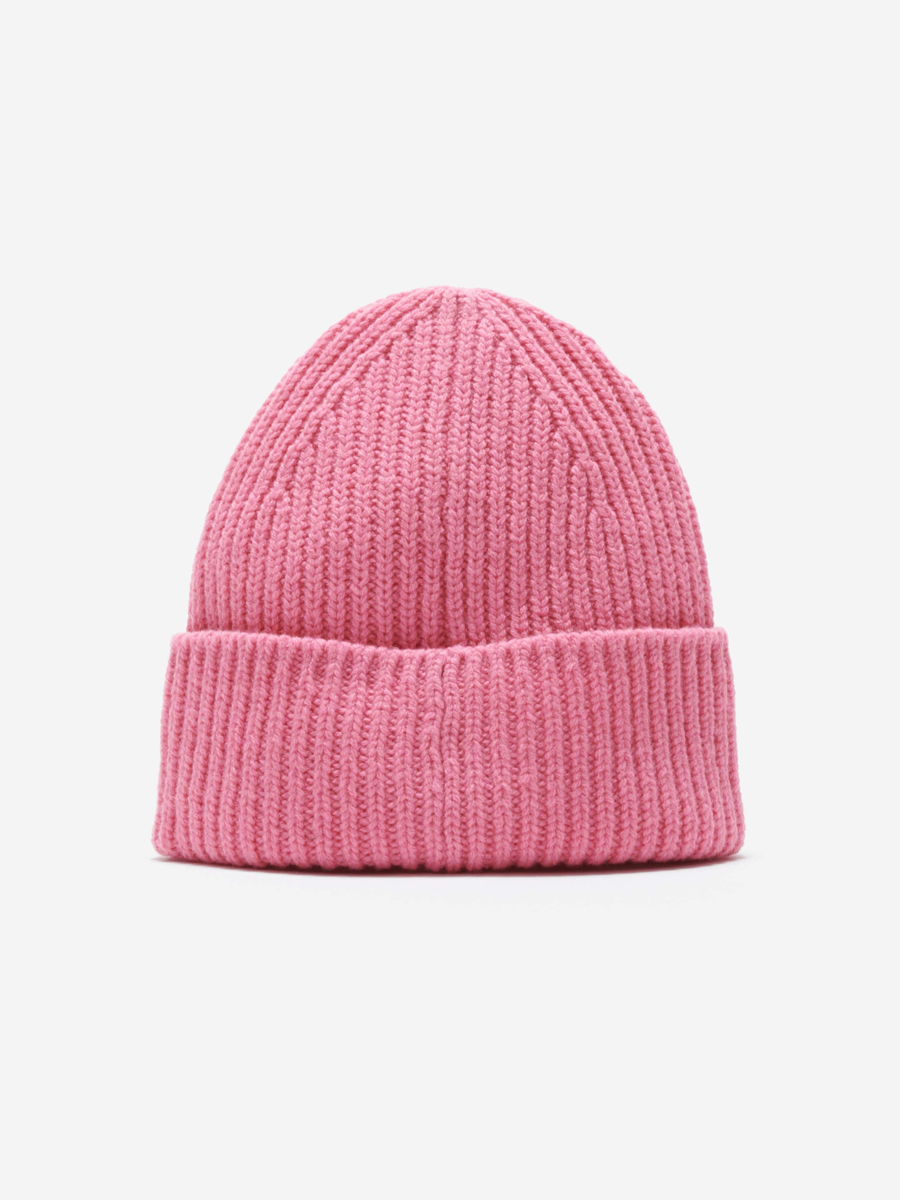 Acne Studios Kids Pansy Crystal Core Beanie - Pink Winter Hat for Girls, Soft Knit Beanie with Crystal Accents, Warm Fleece Lined for Cold Weather, Perfect for School, Outdoor Activities & Holiday Gifts