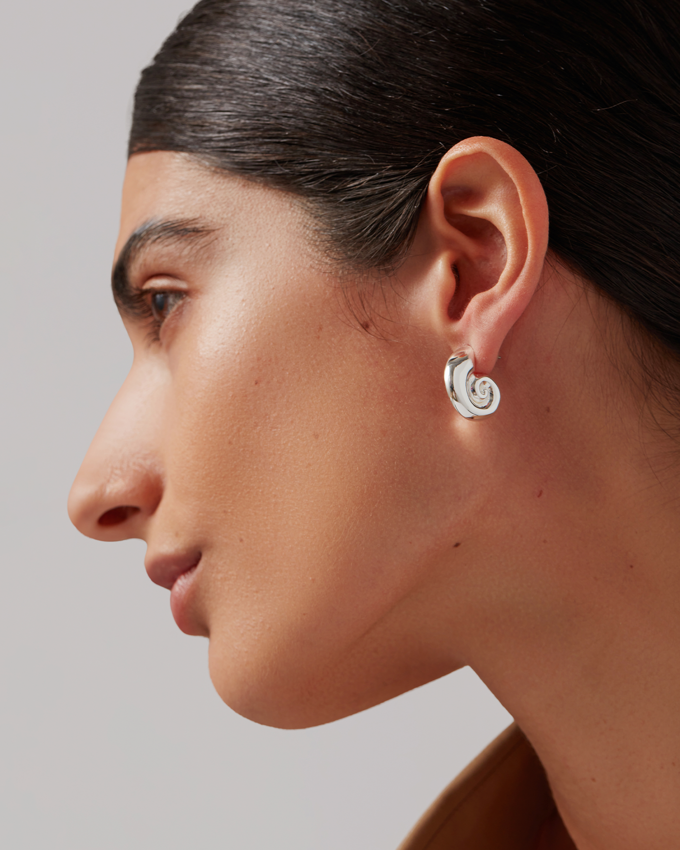 Dylan Silver Earrings for Women - Elegant Sterling Silver Hoop Earrings for Everyday Wear & Special Occasions