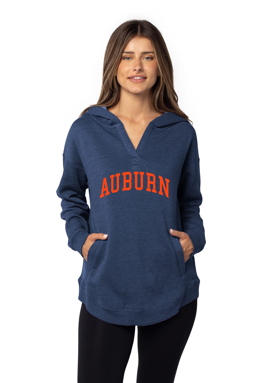 Chicka-D Women's Cozy Fleece Hoodie for Work from Home & Lounge - Soft Comfortable Pullover Sweatshirt for Remote Work, Relaxing & Casual Wear