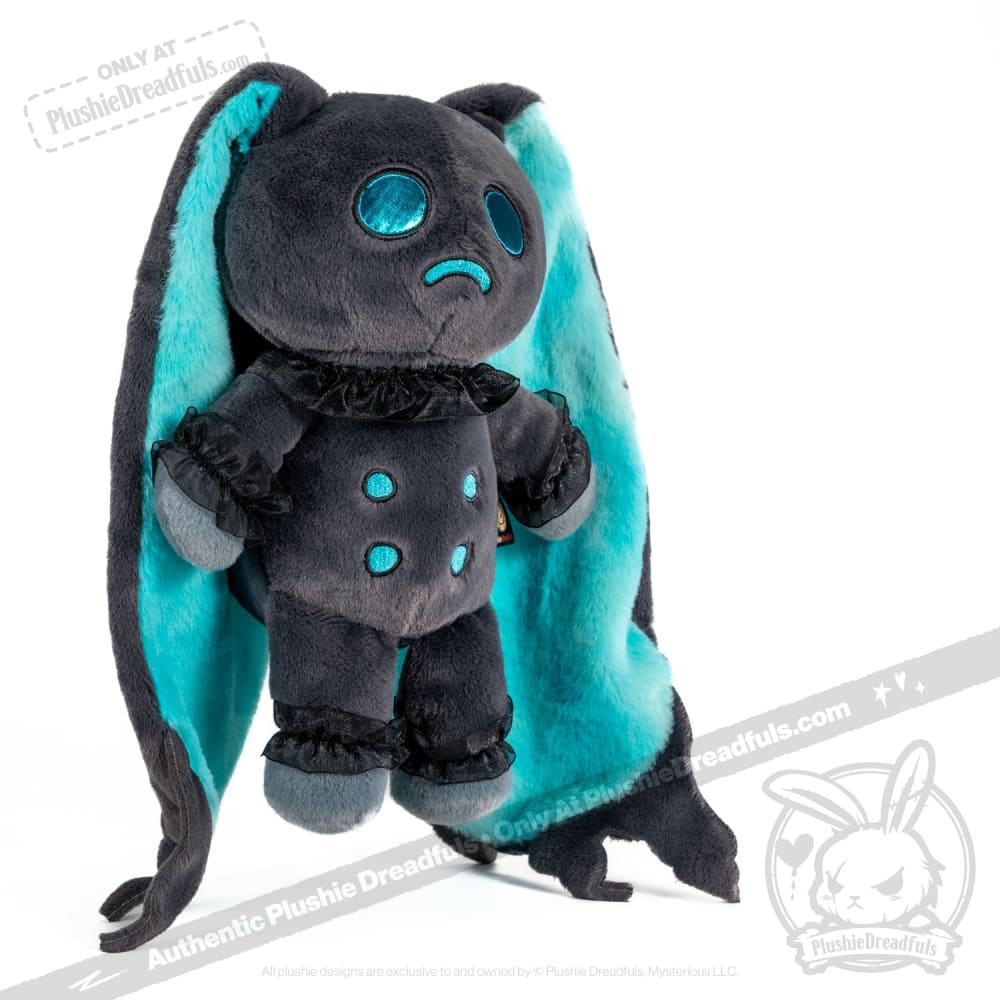 Plushie Dreadfuls Wraith Bunny - Soft Stuffed Animal Toy for Halloween Decor, Gothic Gift & Cute Cuddling