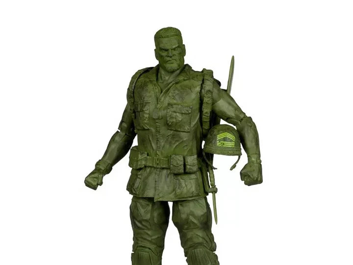 DC Multiverse Sgt. Rock Collector Edition Platinum (Chase) - Premium Action Figure for DC Comics Fans, Collectors & Display