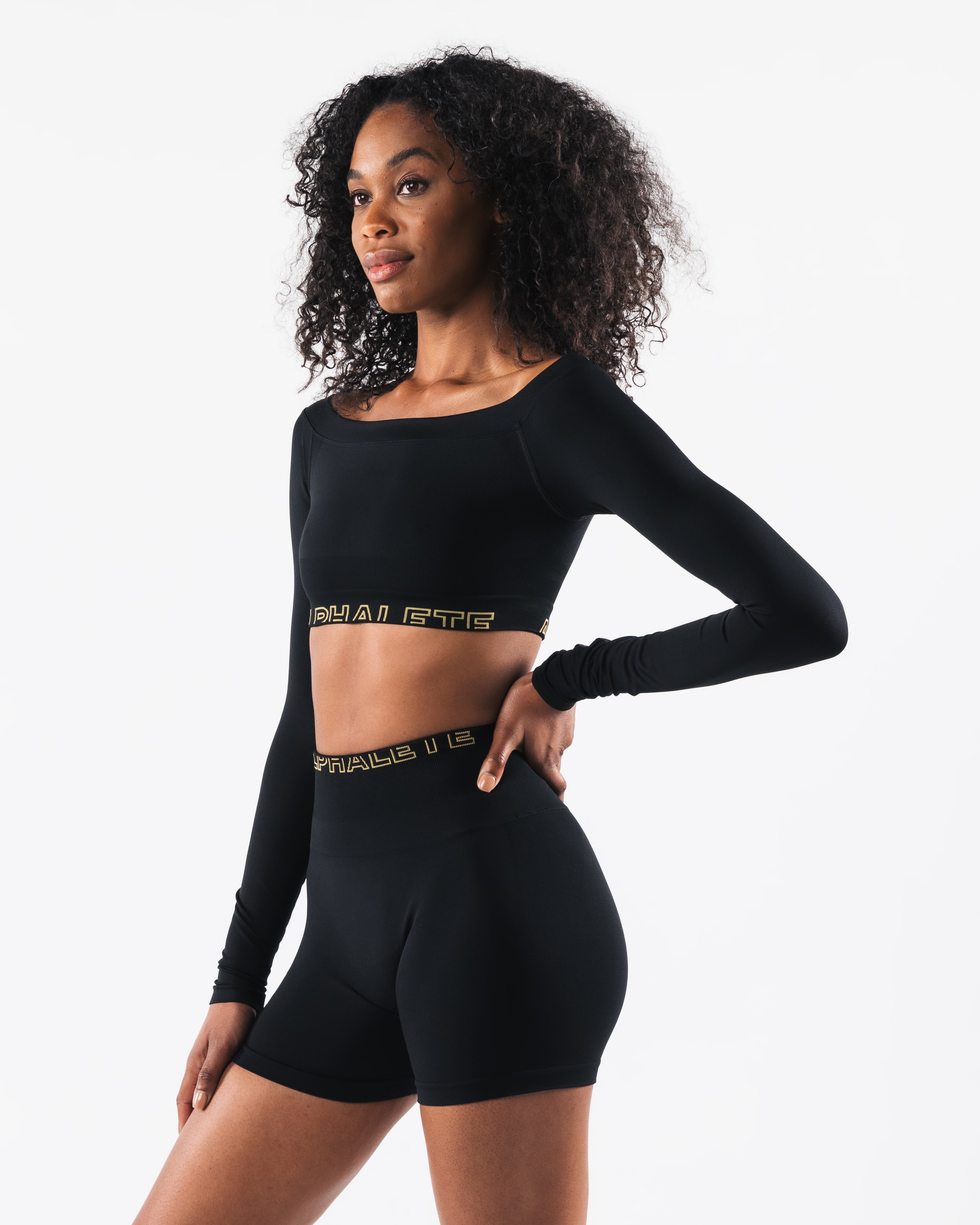 Amplify Halley LS Black SE - Stylish Women's Long Sleeve Top for Casual Wear, Work & Everyday Outfits