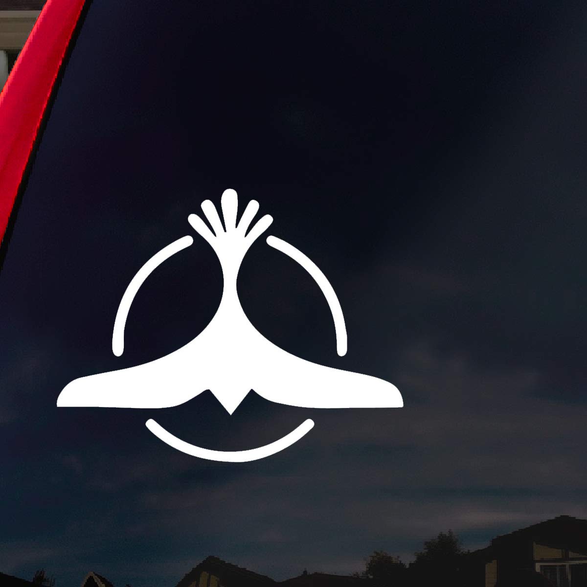 Dove Trance Techno Music Vinyl Decal Sticker - 5 Inch Diameter for Cars, Trucks, Laptops, Water Bottles | Perfect for Music Lovers, DJs & Festival Goers
