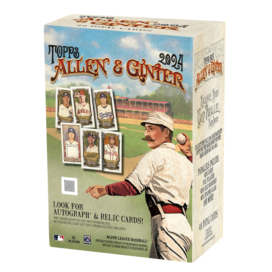 2024 Topps Allan & Ginter MLB Baseball Blaster Box - 24 Packs with Exclusive Cards - Perfect for Collectors & Fantasy Baseball Fans