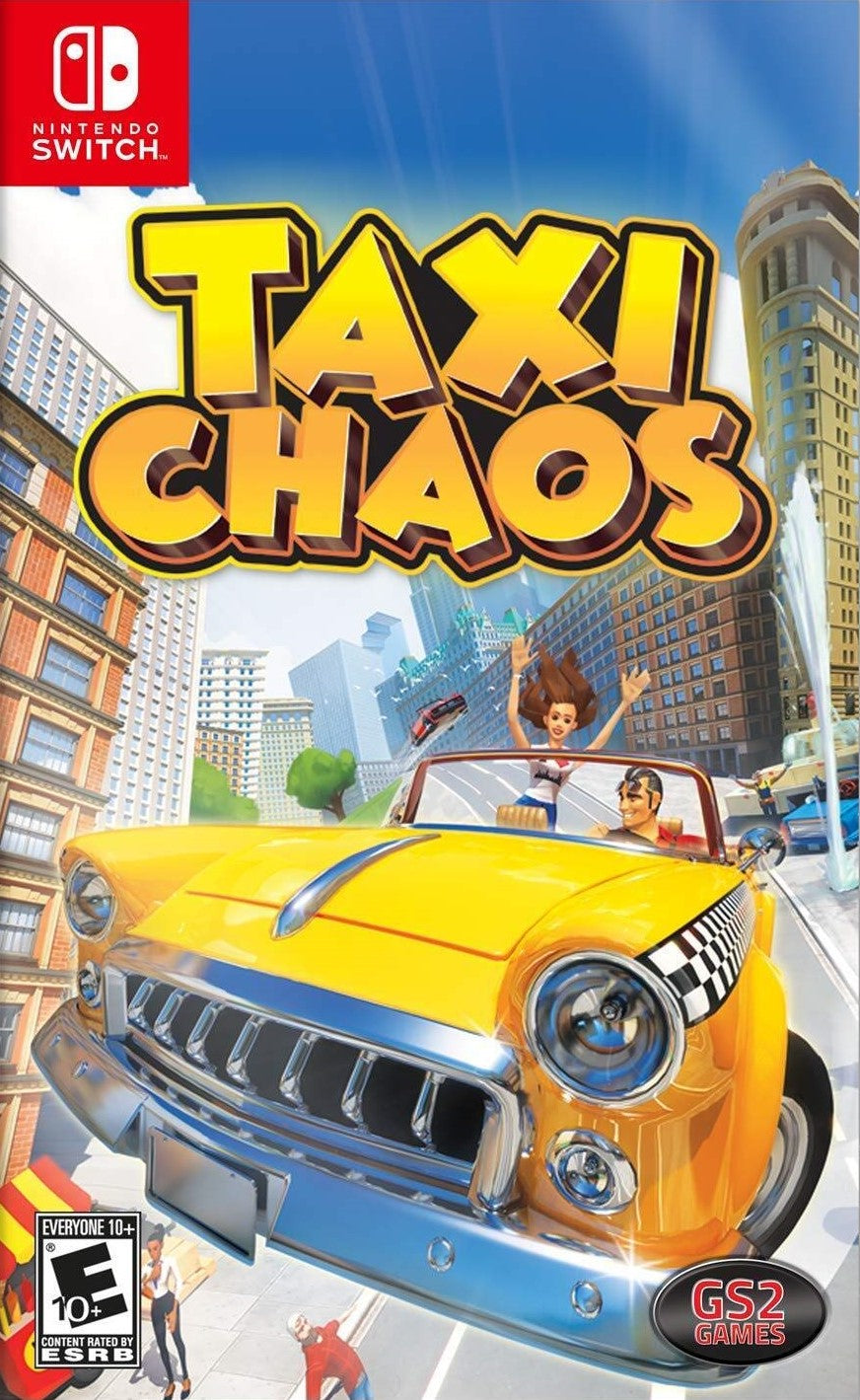 Used Taxi Chaos Nintendo Switch Game - Fun Driving & Adventure for Kids & Adults | Perfect for Family Game Nights & Travel Entertainment