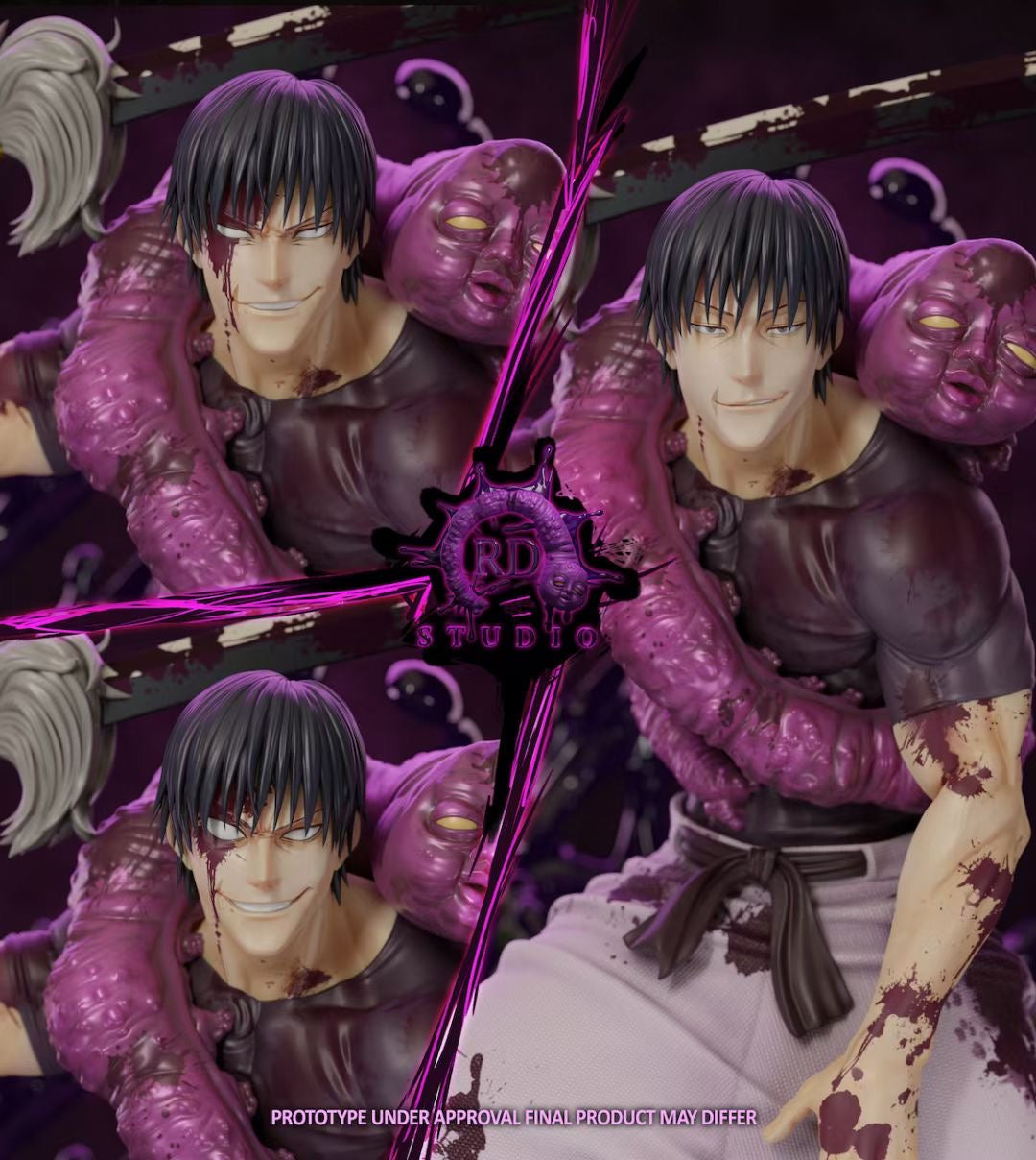 RD Studio Fushiguro Toji Anime Figure - Jujutsu Kaisen Collectible Action Figure for Fans & Decor | Perfect for Display, Gifts, and Anime Collections