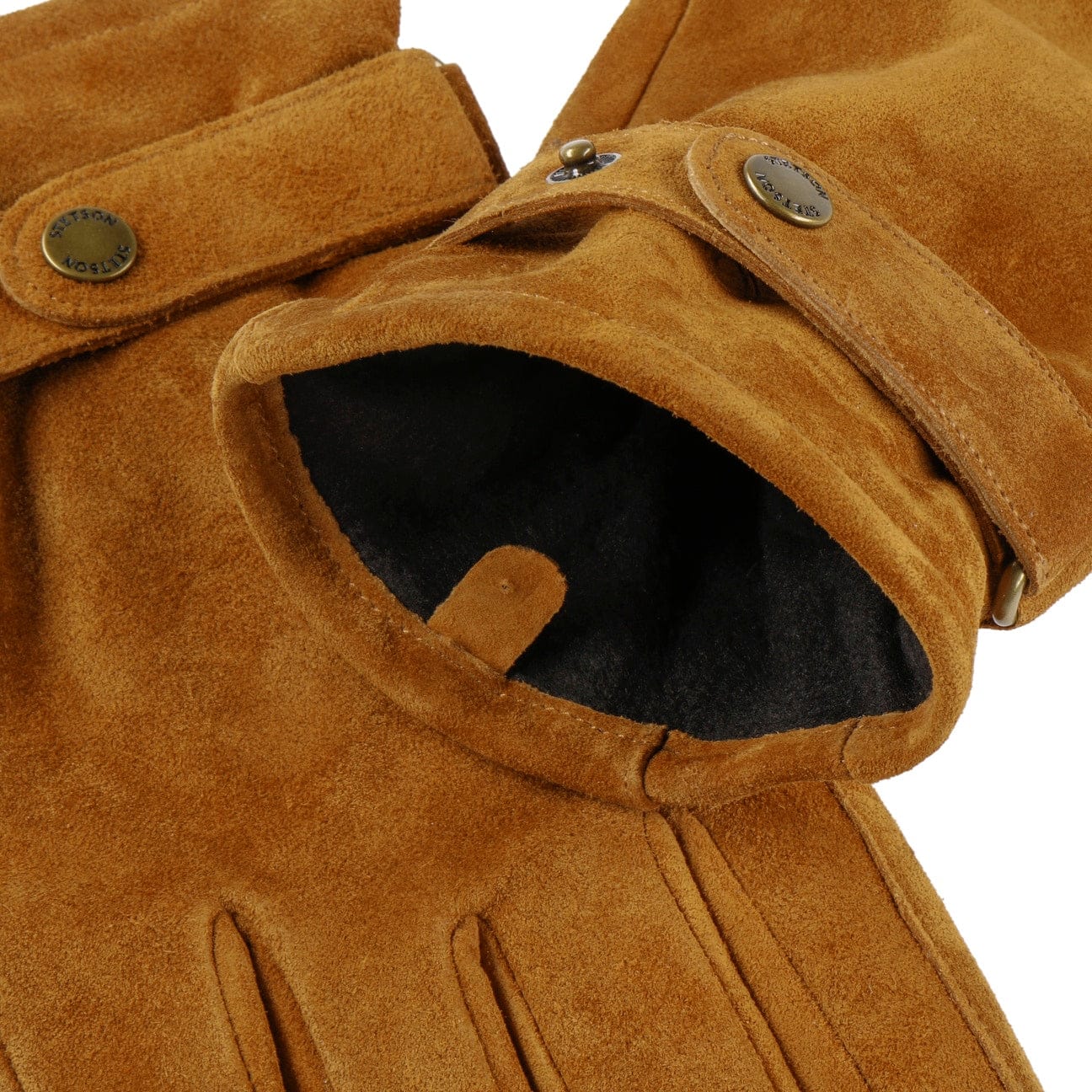 Stetson Revetal Leather Gloves - Premium Men's Winter Driving Gloves for Cold Weather & Outdoor Activities