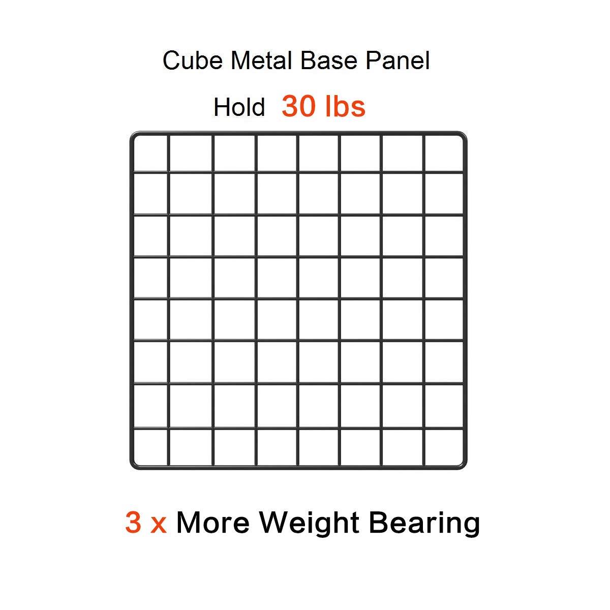 KOUSI 30-Cube Storage Organizer - Portable Cube Shelf for Clothes, Toys, Books | Transparent White | Perfect for Bedroom, Closet, Playroom & Office Organization