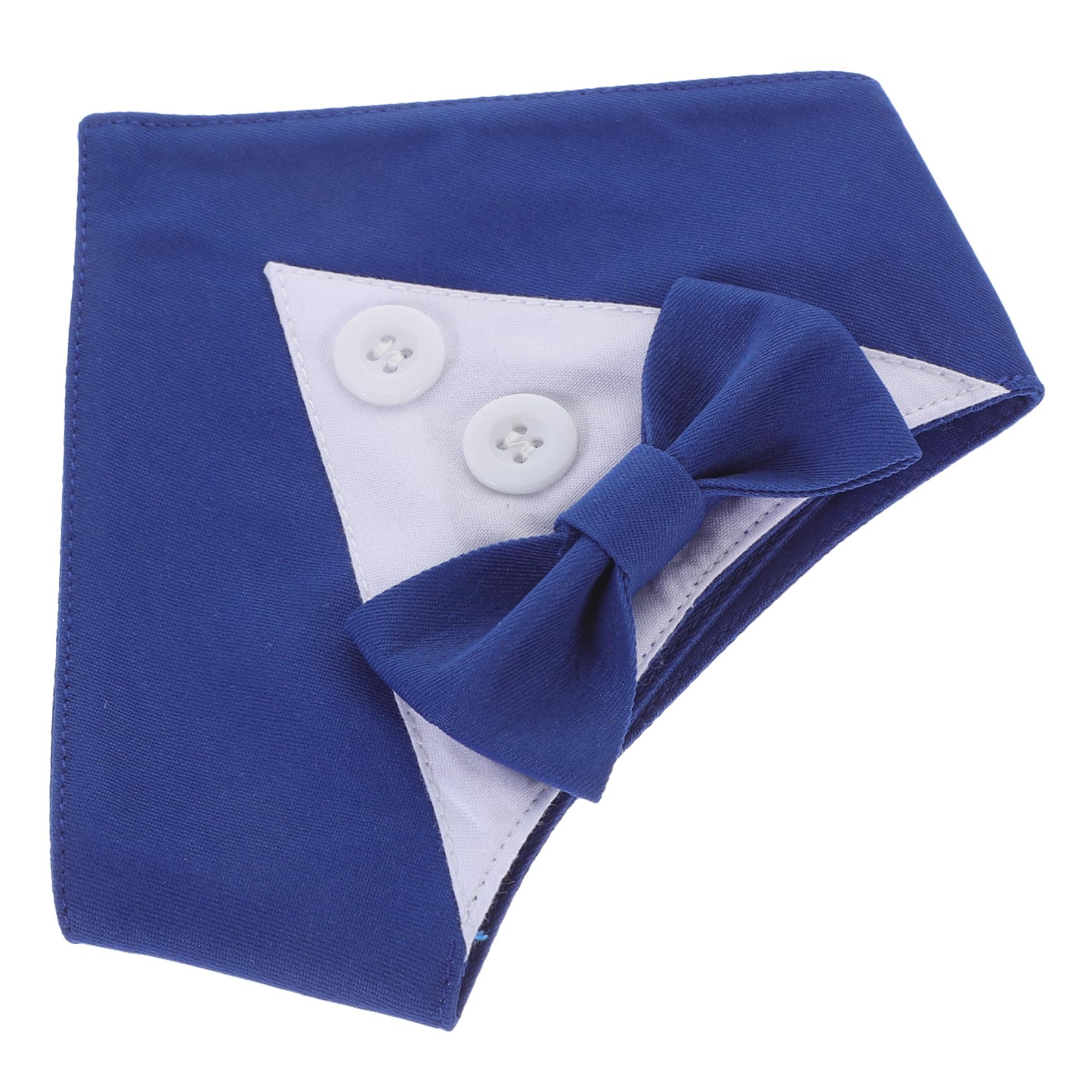 Premium Mipcase Dog Scarf - Adjustable Pet Bandana for Weddings, Parties & Special Occasions - Easy-Tie Blue XS Collar Accessory - Perfect for Pet Photo Shoots & Holiday Celebrations