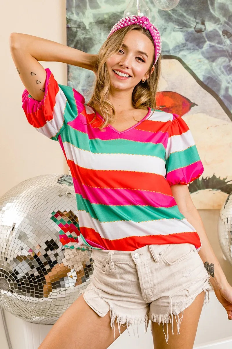 RED/FUCHSIA/GREEN