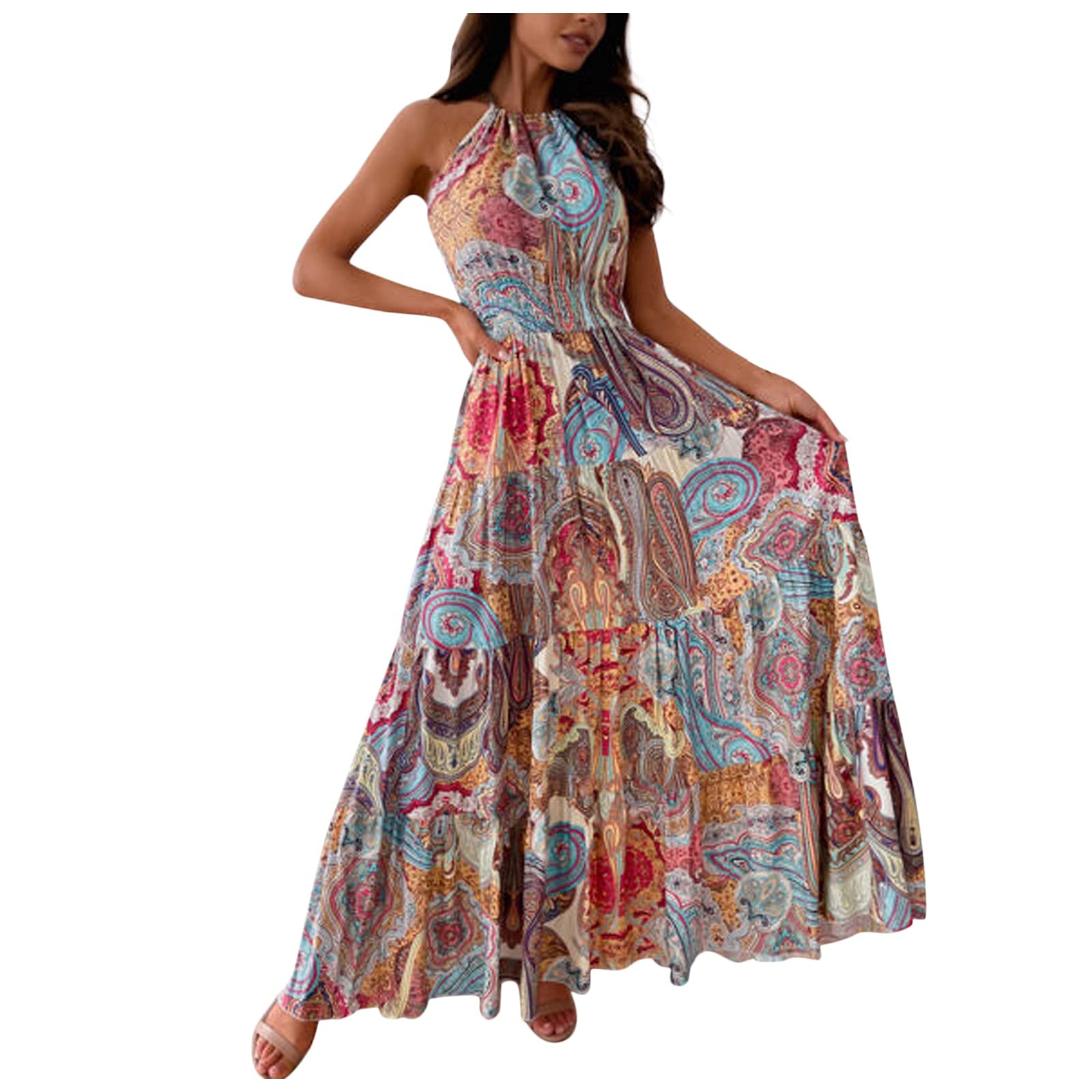 Elegant Floral Ruching Bodycon Skater Dress for Women - Perfect Wedding Guest & Formal Occasion Outfit - Great for Parties, Dinners & Special Events