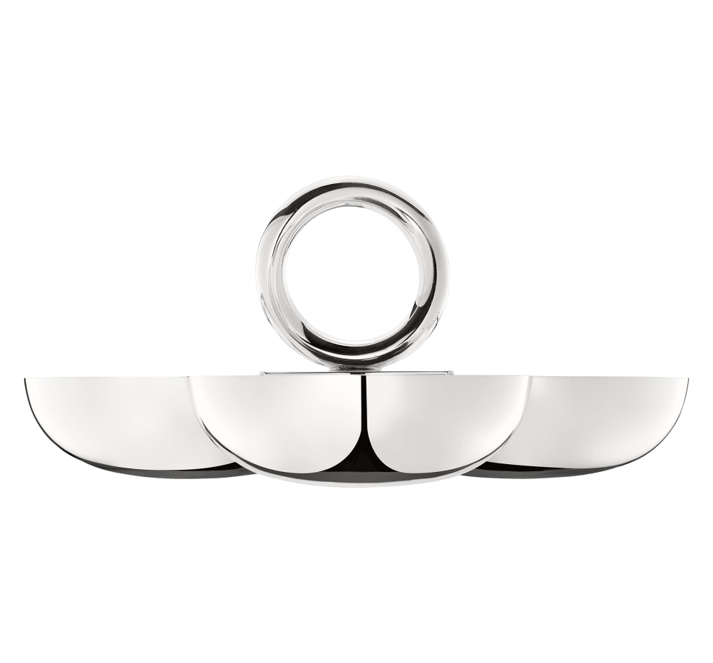 Christofle Vertigo 3-Piece Silver Plated Small Serving Set - Elegant Tableware for Fine Dining & Entertaining