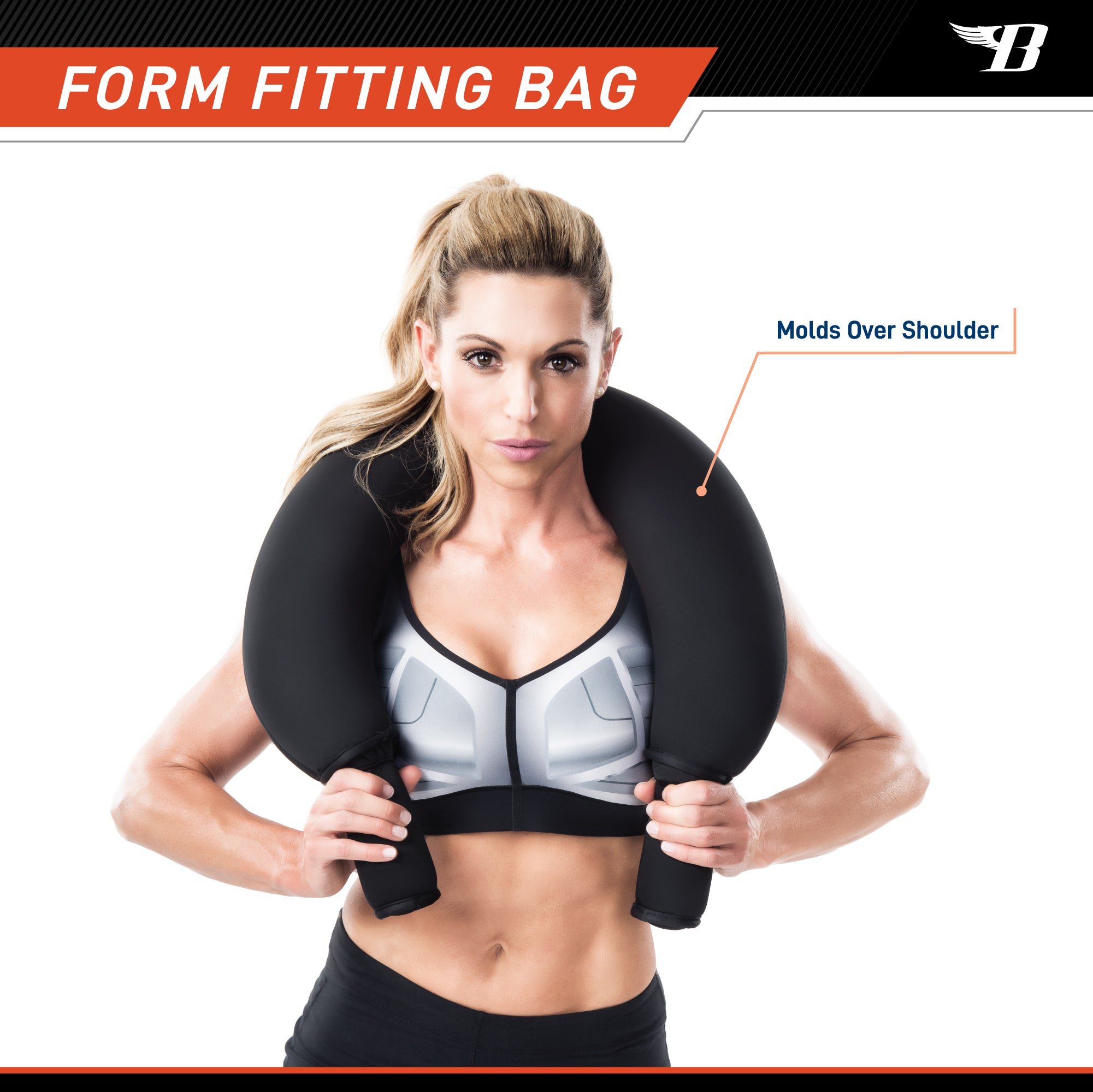 Bionic Body Shoulder Bag - Lightweight Crossbody Sling Pack for Men & Women | BBCH 2010 | Perfect for Travel, Hiking, Gym & Everyday Use