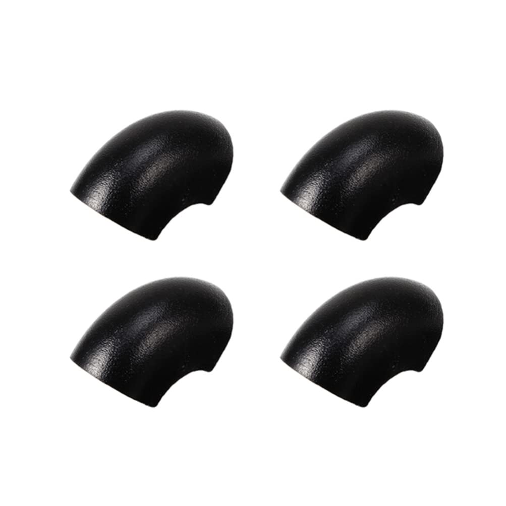 Rubber Hairpin Table Leg Protectors - 4 Pack Furniture Floor Protectors with 20 Screws for Coffee Tables & Wood Furniture - Prevent Scratches on Hardwood Floors & Carpets
