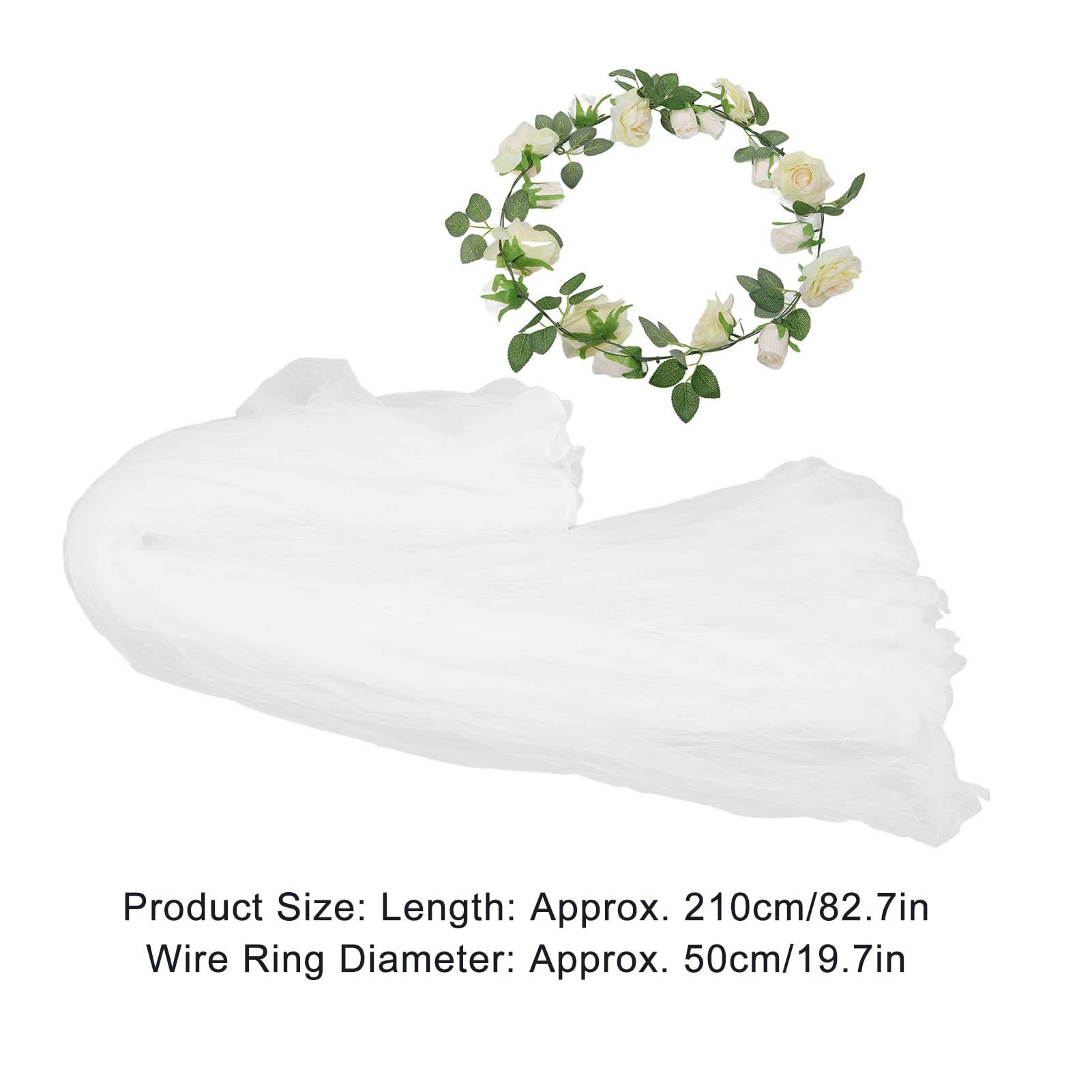Baby Bed Canopy with Rose Crown - Lightweight Princess Bed Net for Girls, Easy Installation for Bedroom Decor | Perfect for Nursery, Kids Room & Romantic Themed Parties