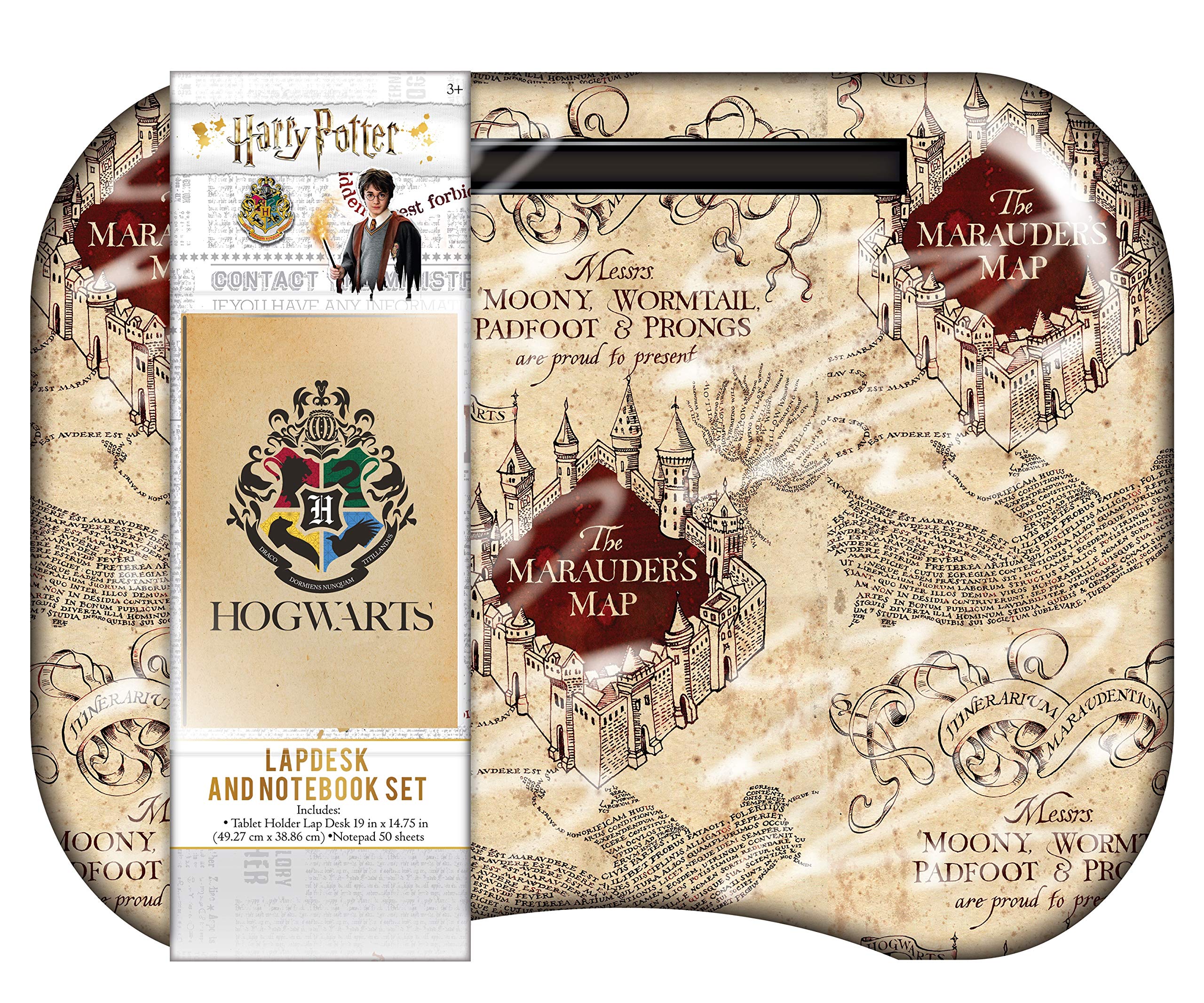 Best Kids Lap Desk with Notebook - Mandalorian, Princess & Harry Potter Themes | Portable Study & Drawing Table for Bed, Sofa & Travel - Perfect Gift for Boys & Girls