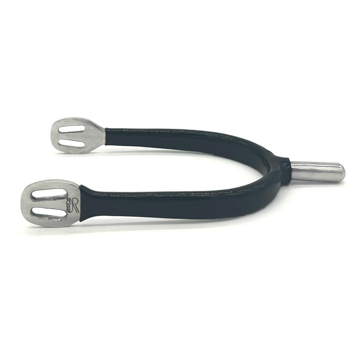 AJR Rubber Grip Round End Spur - Comfortable Equestrian Riding Spurs for Horse Training - Perfect for Dressage, Jumping & Western Riding