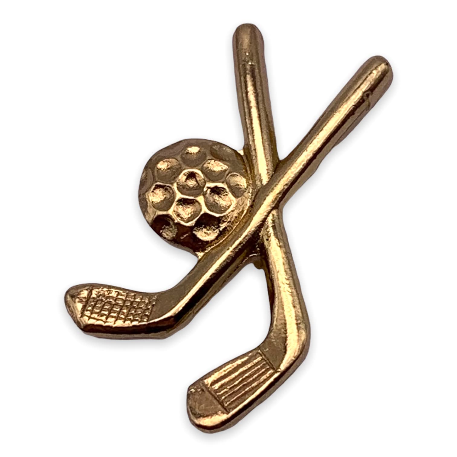 Gold Golf Lapel Pin - 10-Pack for Backpacks & Sport Hats | Golf Accessories