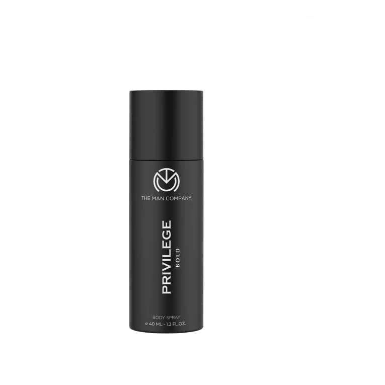 The Man Company Unisex Bold Deodorant Spray - 40ml | Premium Long-Lasting Fragrance for Men & Women | Aluminum-Free Body Spray for Daily Freshness | Ideal for Gym, Office & Outdoor Activities | Perfect Gift for Him & Her