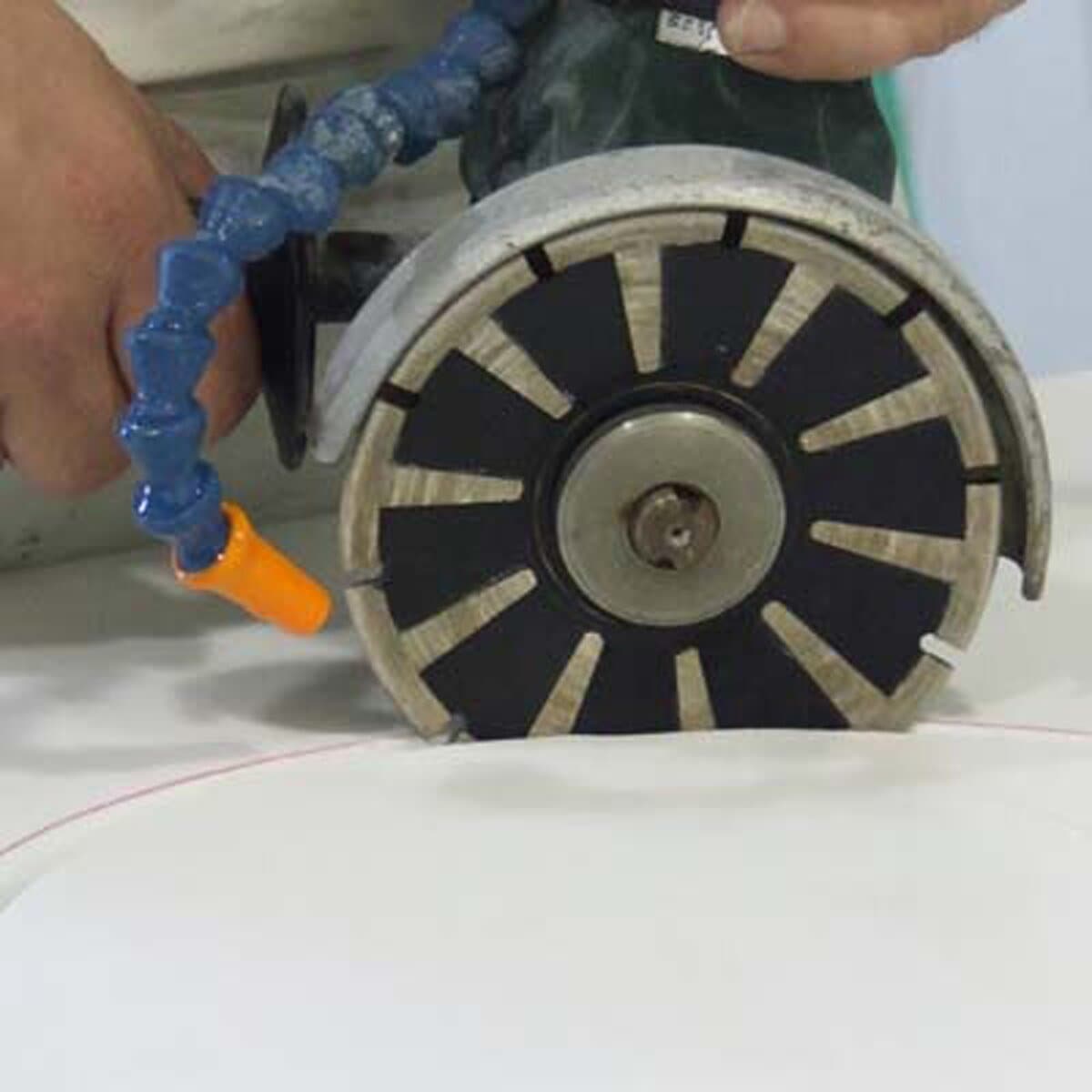 Premium Alpha Contour Blade for Marble Cutting - Professional Stone Fabrication Tool for Countertops, Tiles & Sculpting - Perfect for DIY Projects & Professional Use