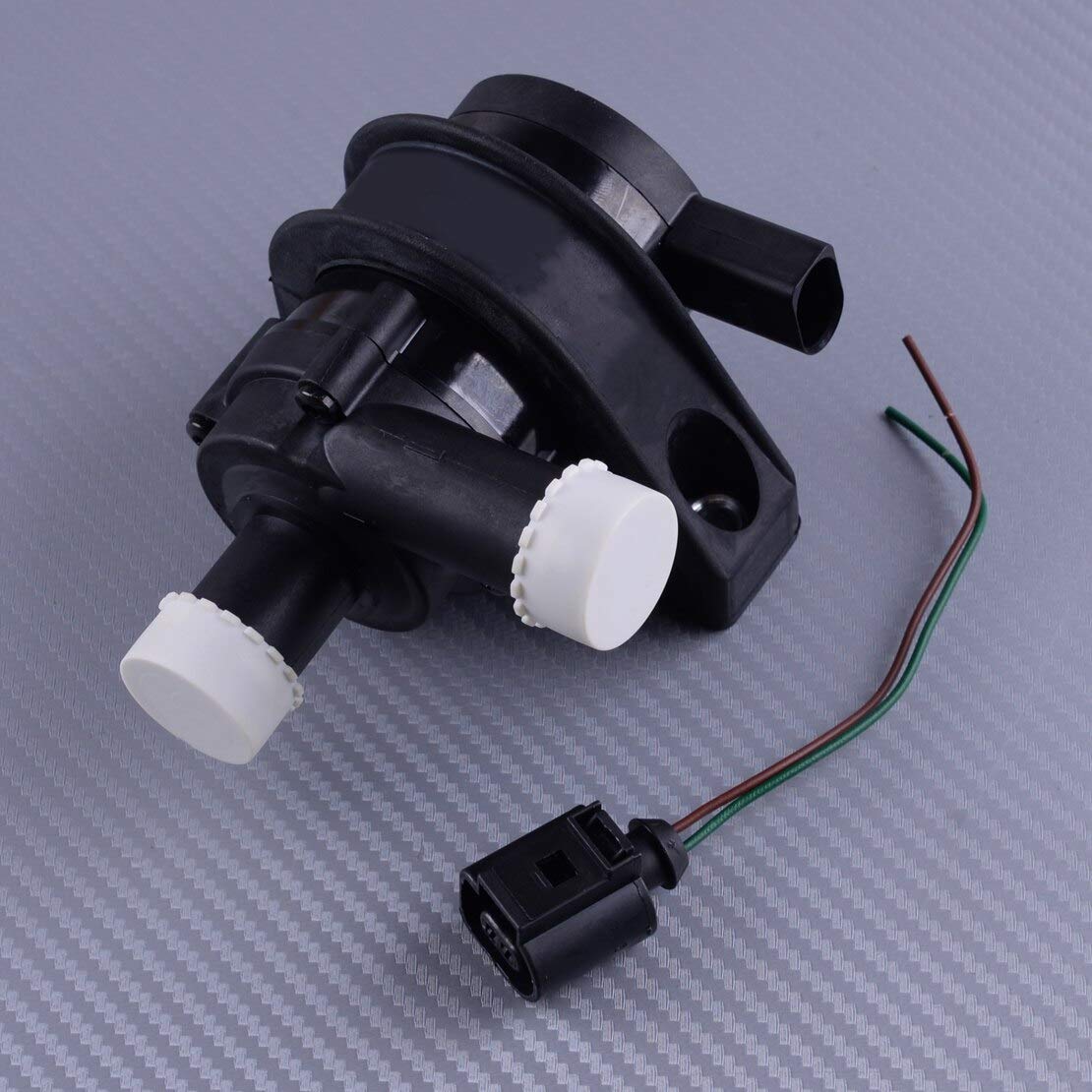 VW Volkswagen Jetta Golf Passat Audi Skoda Seat Car Water Pump Plug Connector 1K0965561J - Replacement Cooling System Part for 2012 Models - Perfect for Engine Repair & Maintenance