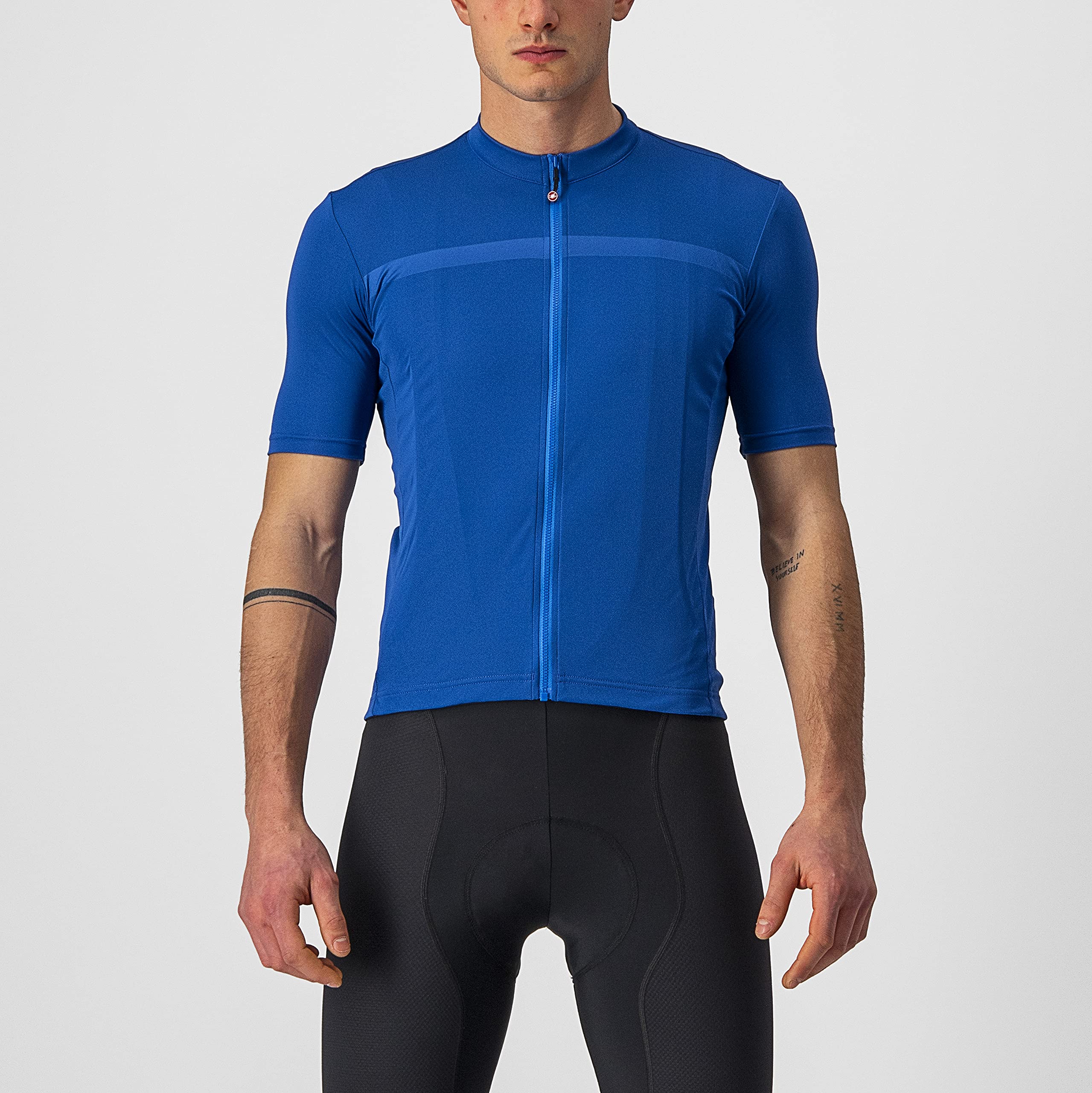 Castelli Men's Classifica Zip-Up Quarter Sleeve Cycling Jersey - Breathable Performance Shirt for Road Biking & Gravel Riding - Perfect for Long Distance Cycling & Outdoor Training